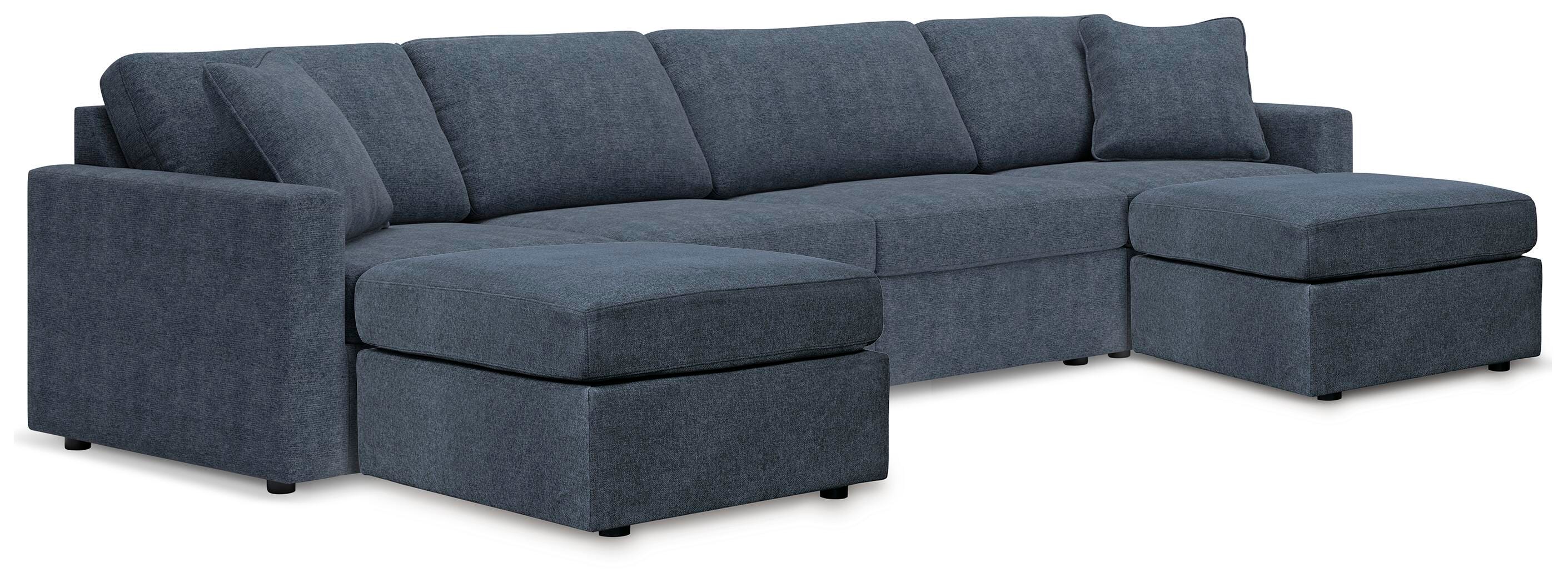 Modmax 4-Piece Sectional and 2 Ottomans - image 1