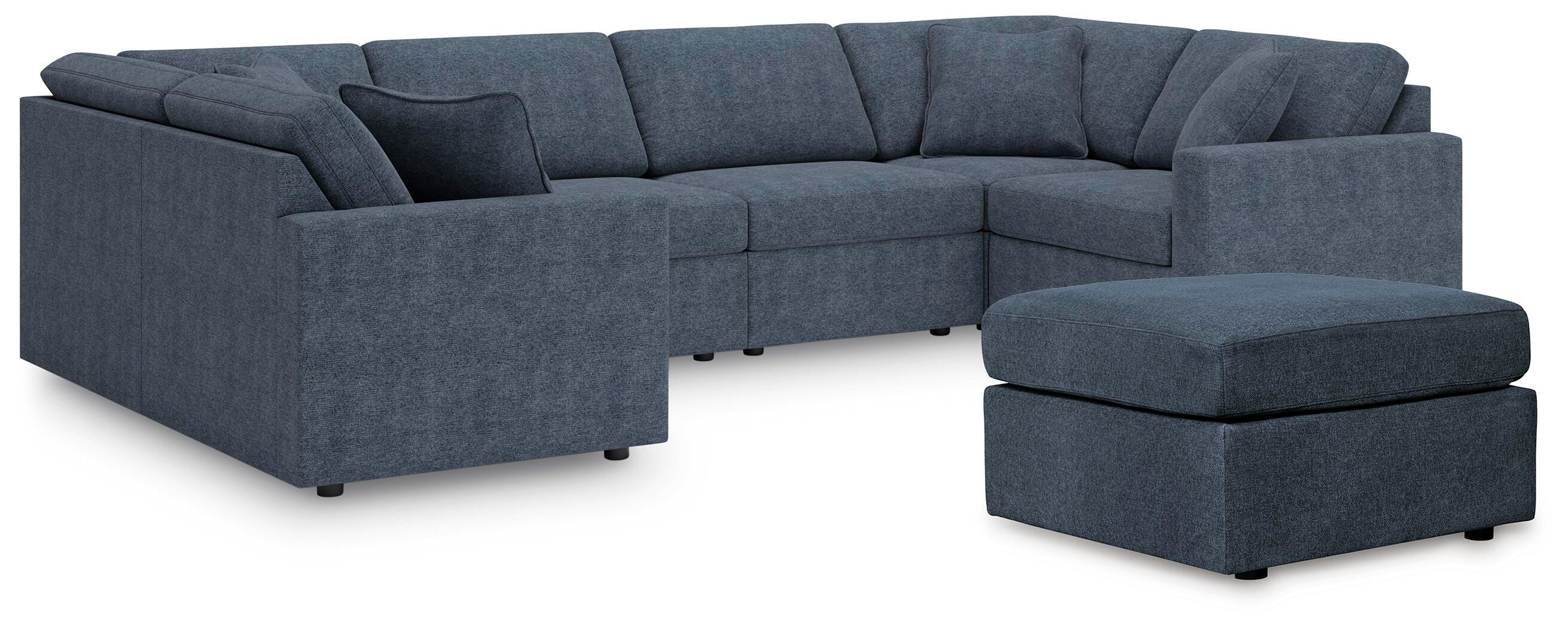 Modmax 6-Piece Sectional and Ottoman - image 1