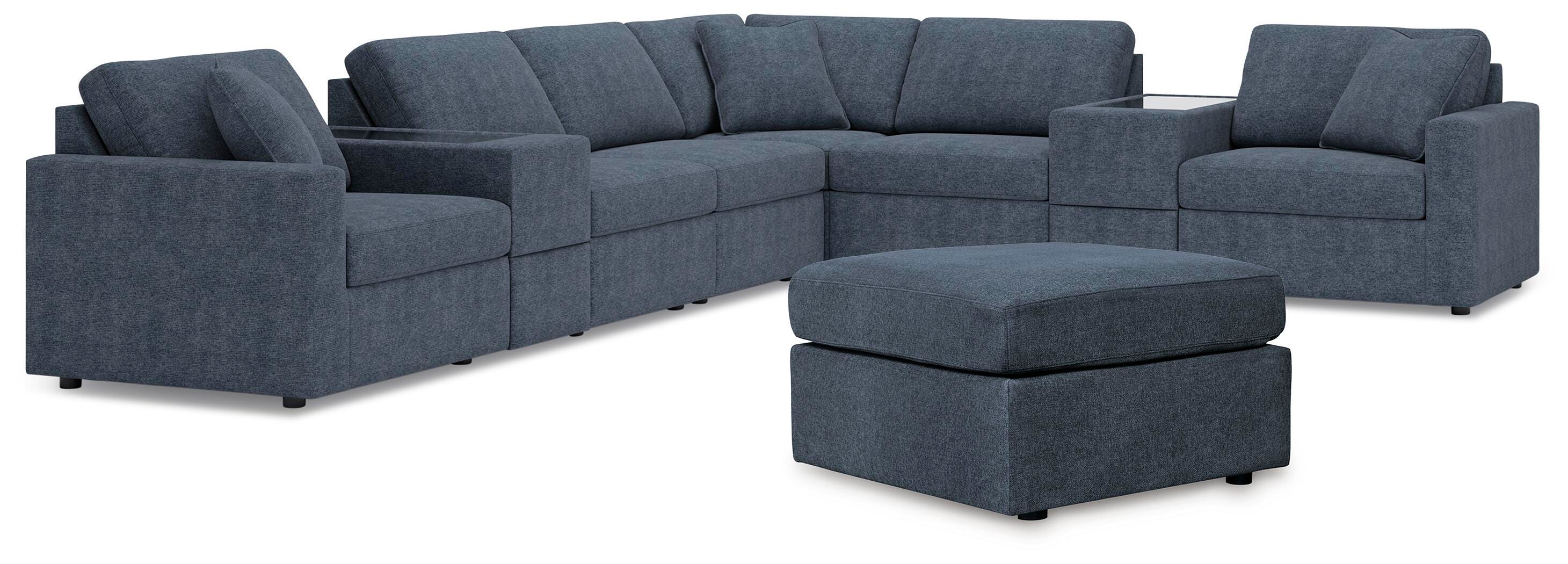 Modmax 8-Piece Sectional and Ottoman - image 2