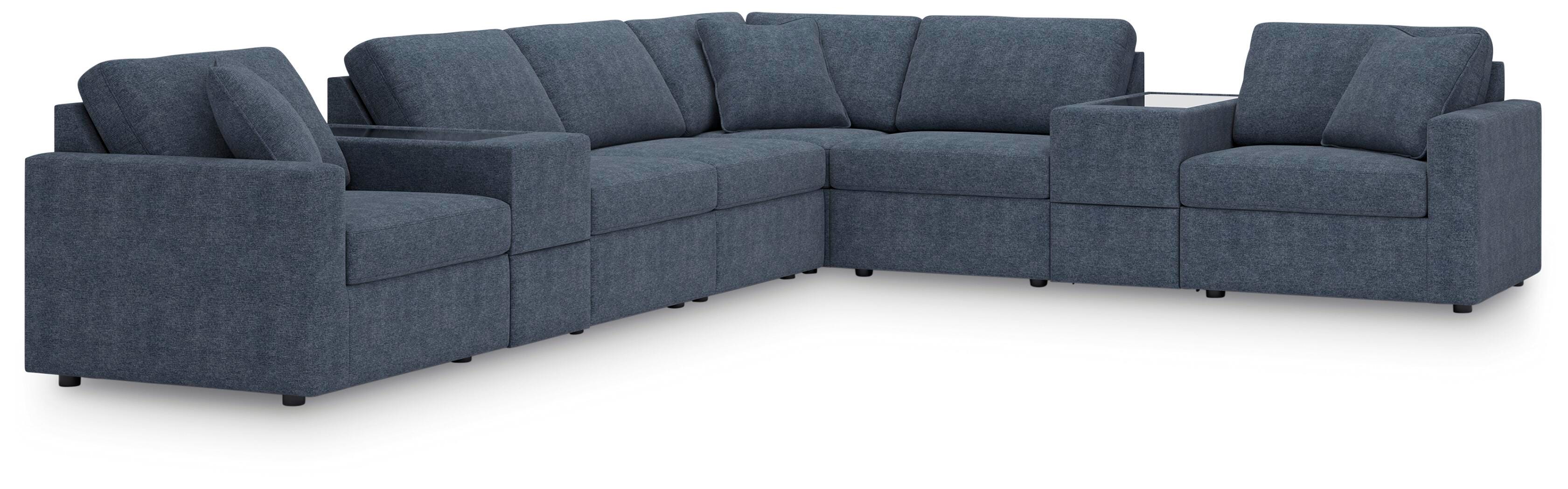 Modmax 8-Piece Sectional and Ottoman - image 3