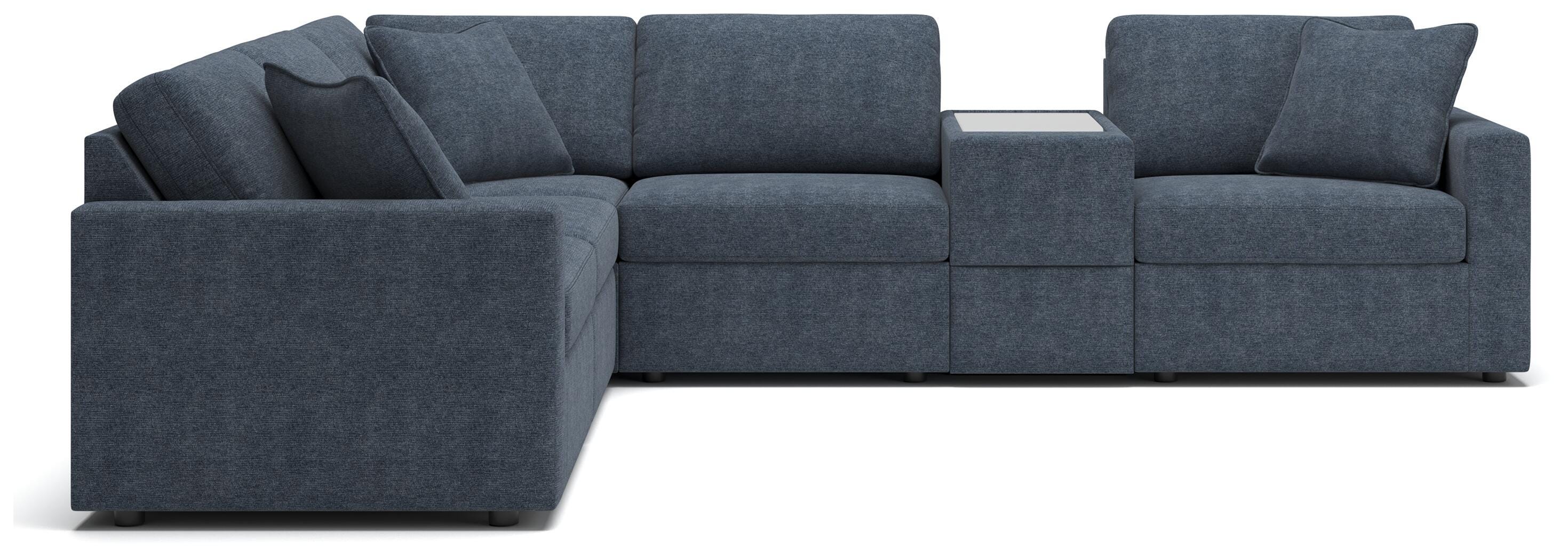 Modmax 6-Piece Modular Next-Gen Nuvella™ Performance Fabric