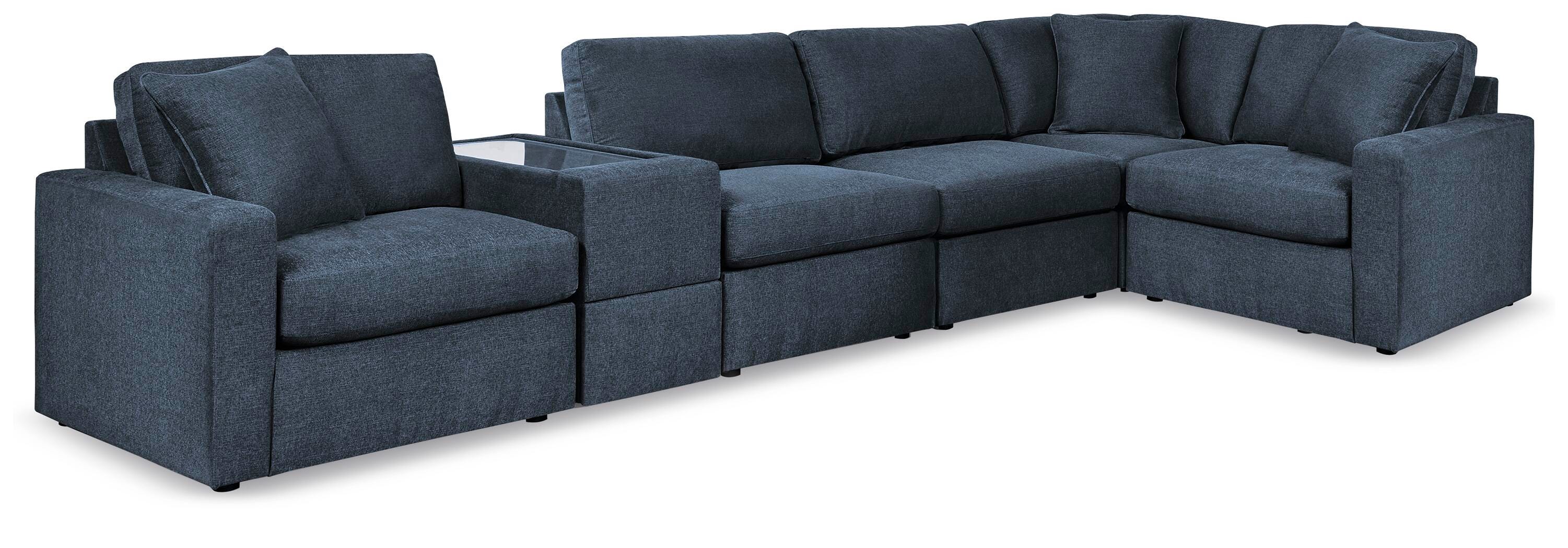 Modmax 6-Piece Sectional and Ottoman - image 2