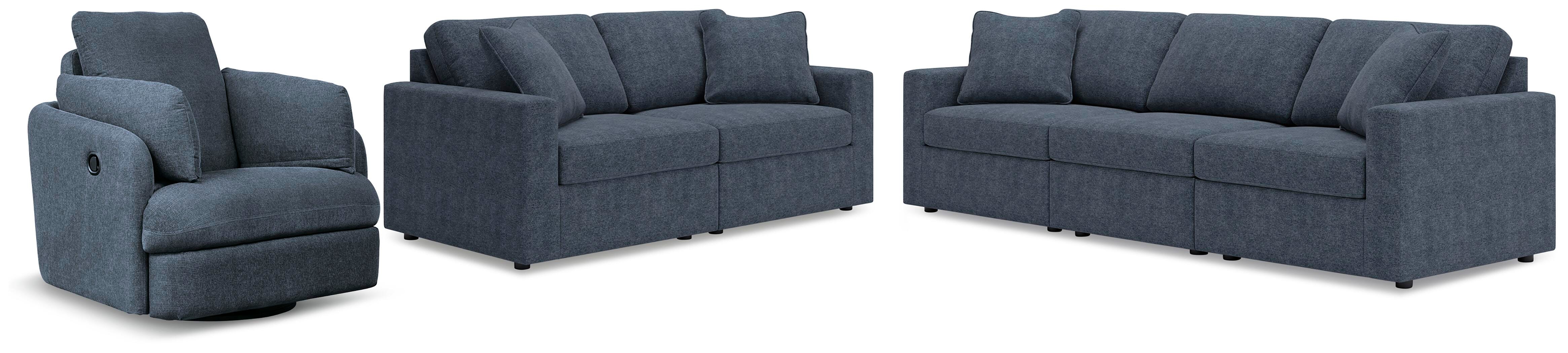 Sofá modular de 3 piezas Modmax, sofá biplaza modular de 2 piezas y sillón reclinable giratorio con planeador - image 1