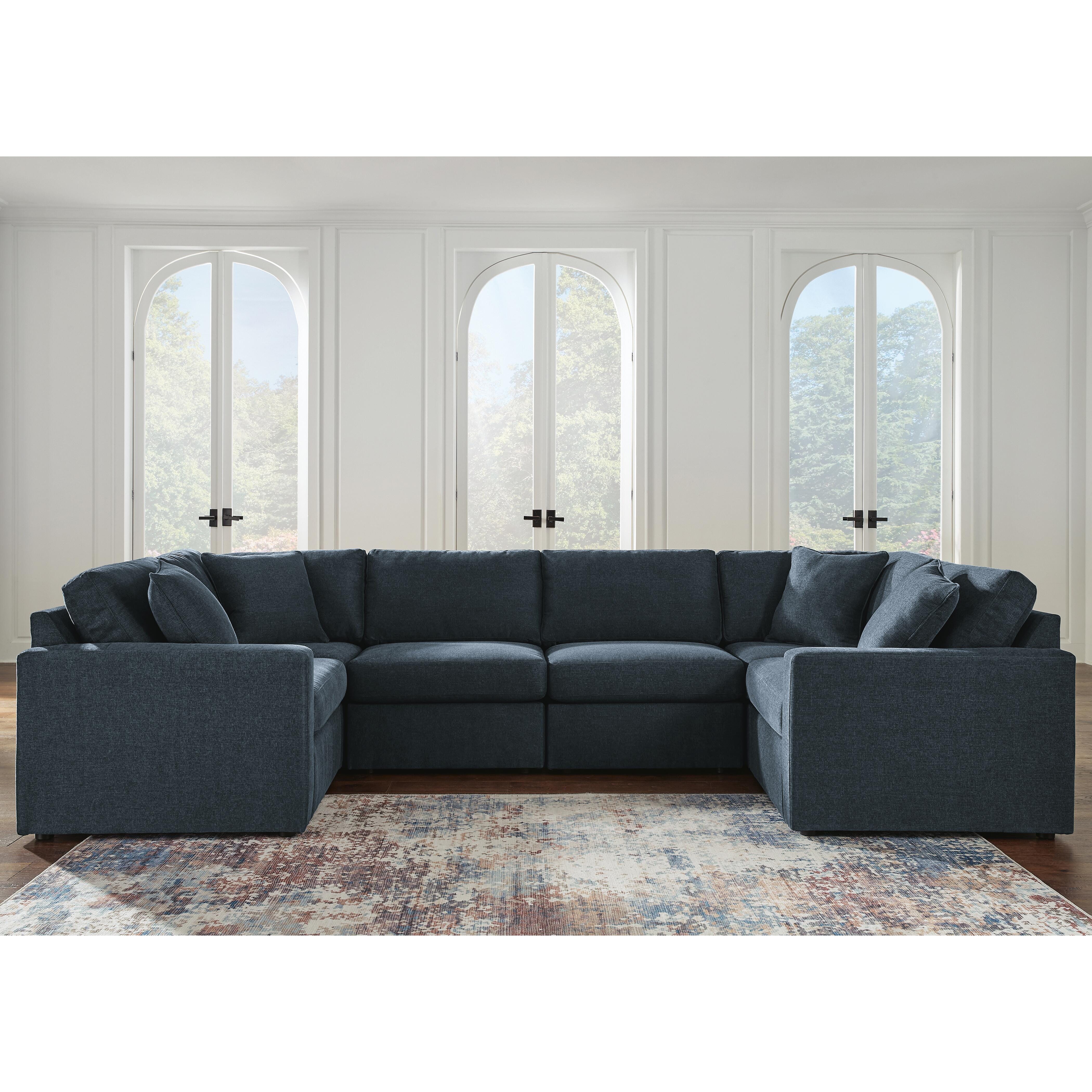Modmax 6-Piece Sectional and Ottoman - image 9