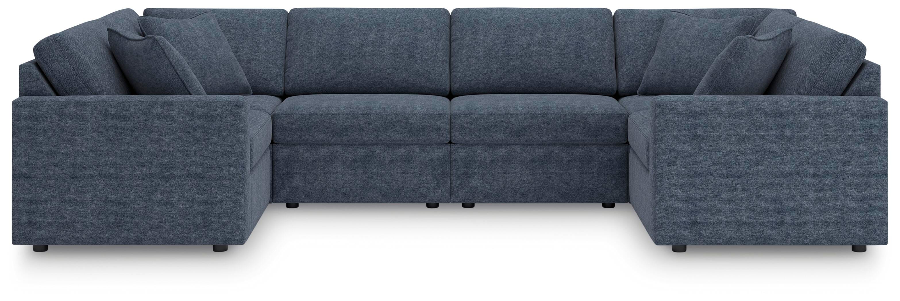 Modmax 6-Piece Sectional and Ottoman - image 6