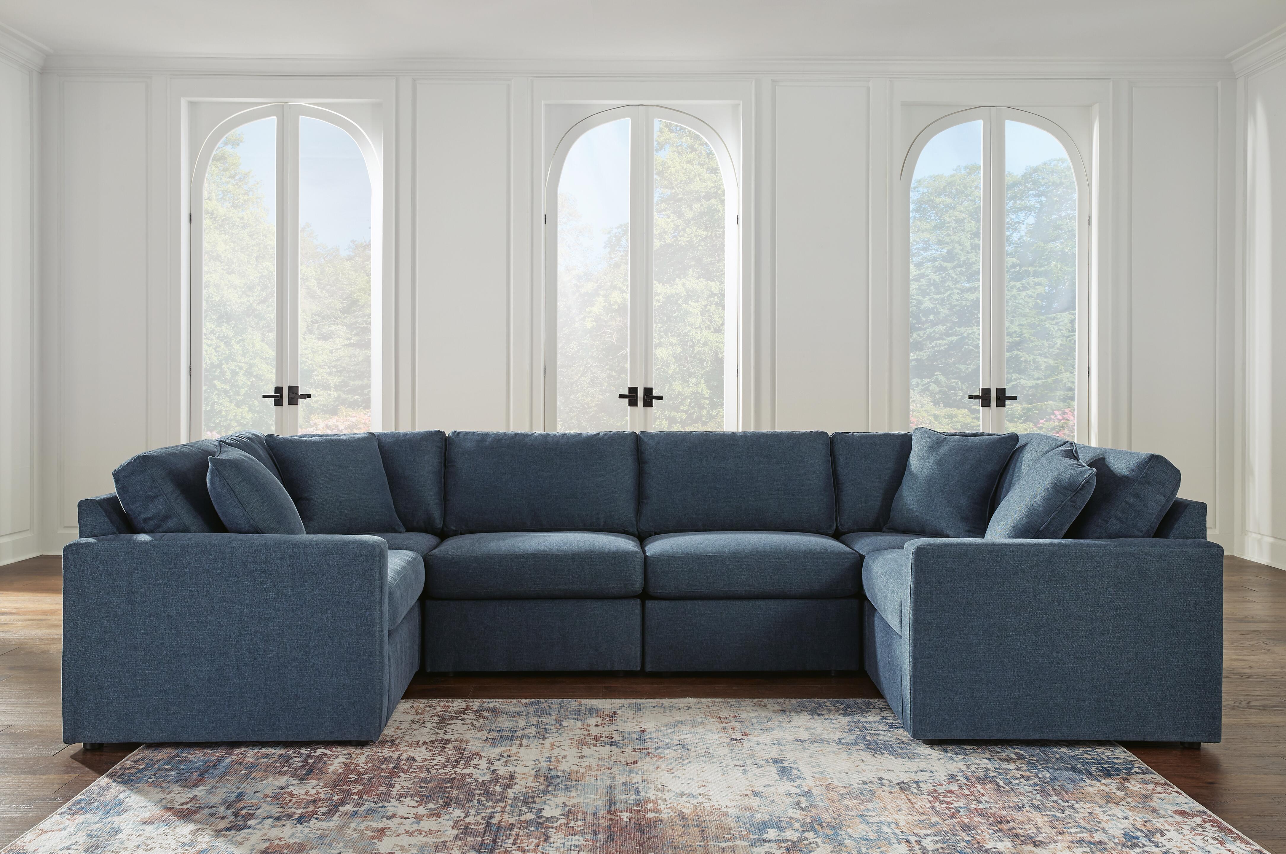 Modmax 6-Piece Sectional and Ottoman - image 8