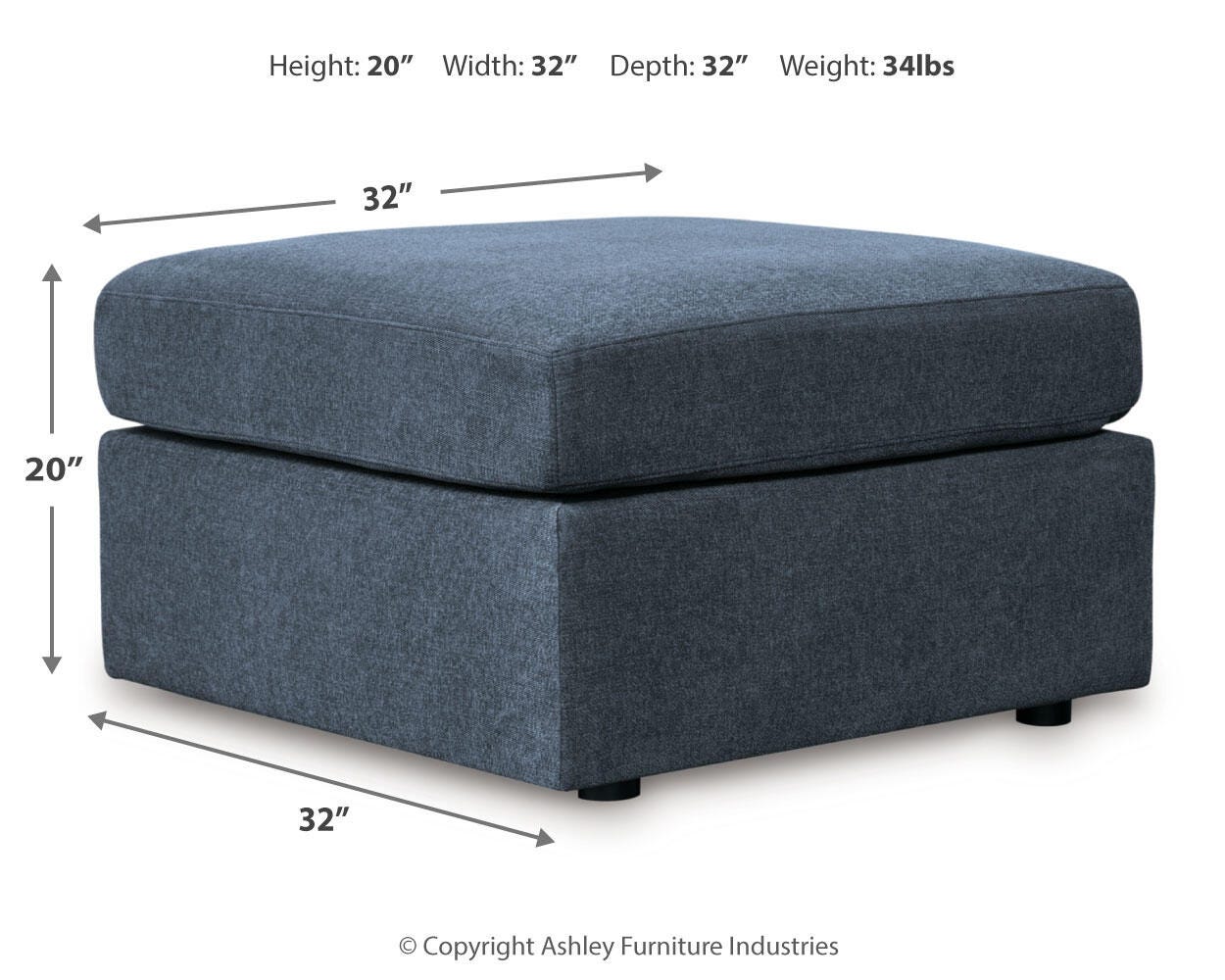 Modmax Oversized Accent Ottoman - image 7