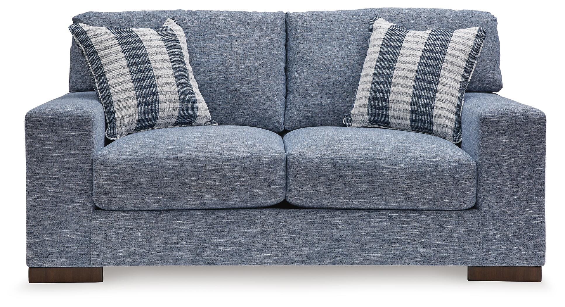 Belvoir Loveseat, Denim, large