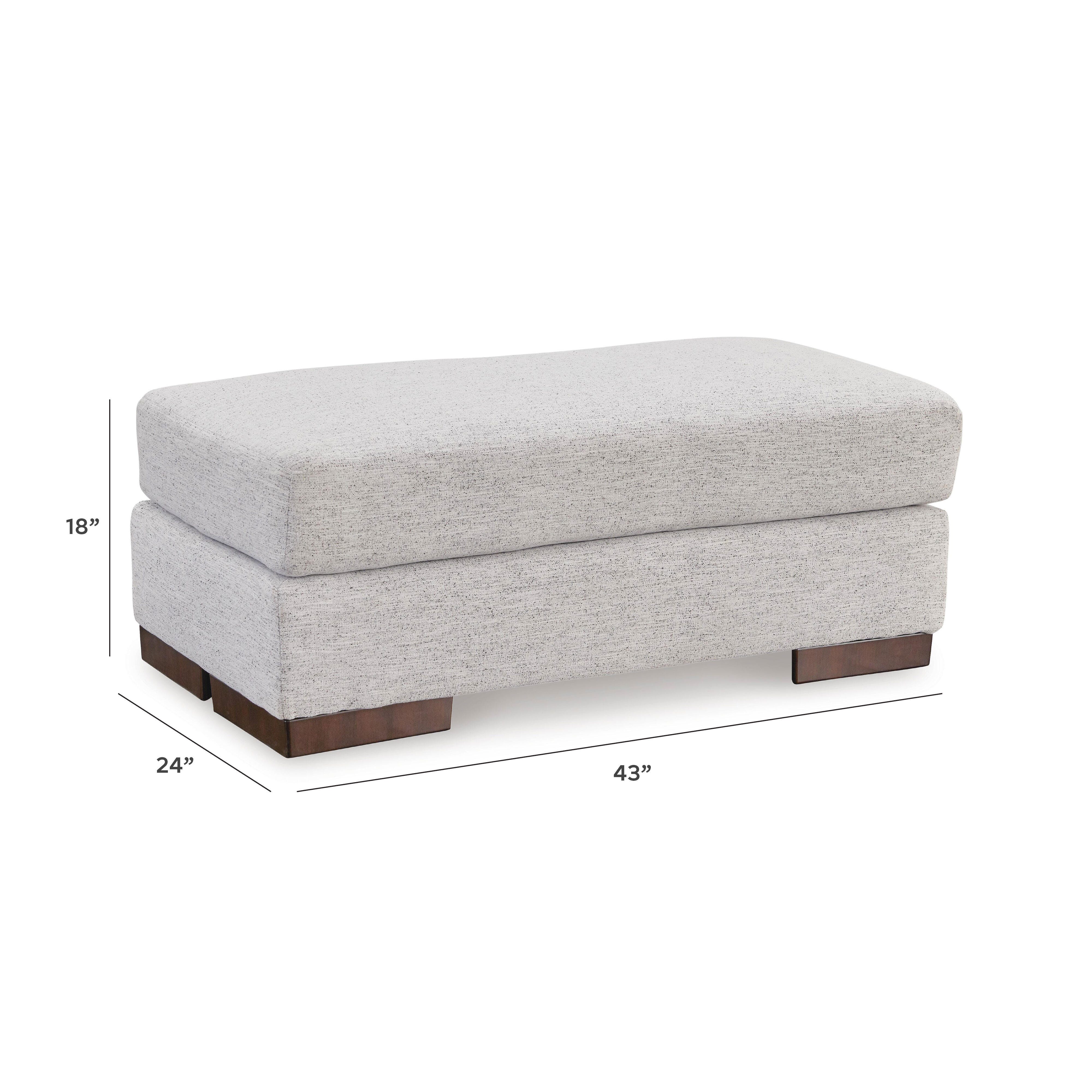 Bella Curva オットマン NEXT Belvoir Next-Gen Nuvella™ Performance Fabric Ottoman | Ashley
