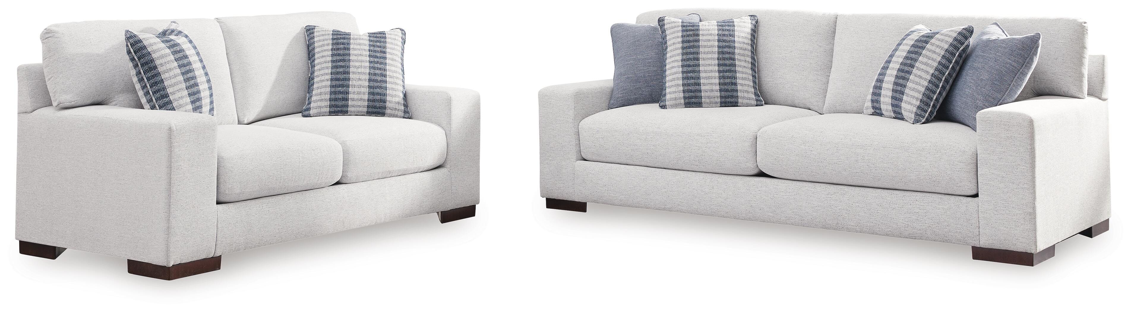 Belvoir Sofa and Loveseat, Snow, large