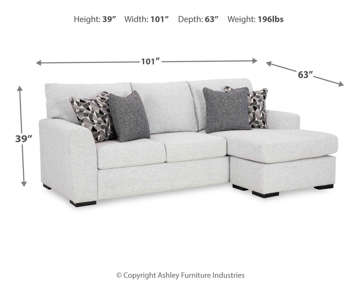 Tasselton Sofa Chaise - image 3