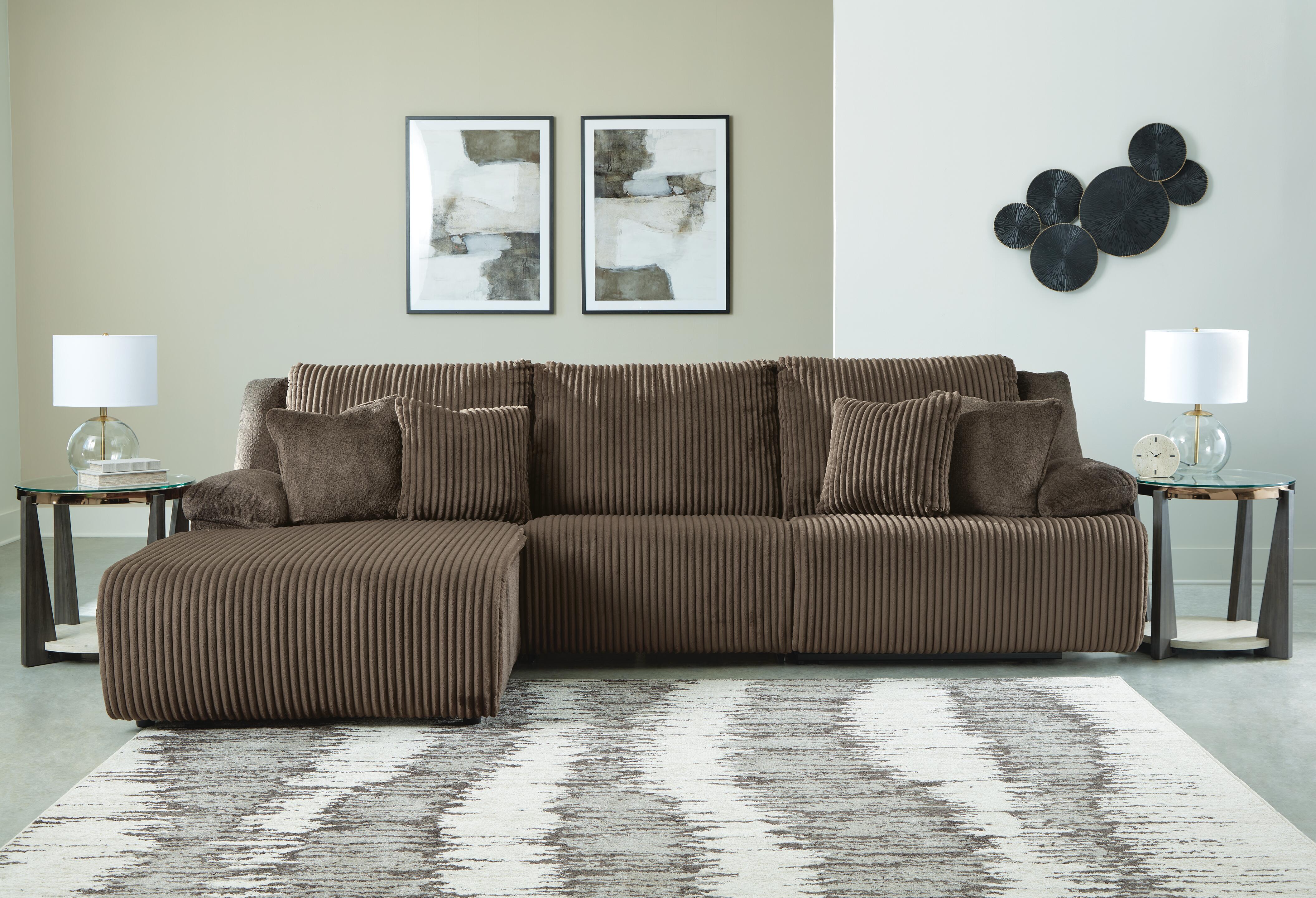 Top Tier 3-Piece Sectional Sofa Chaise - image 1