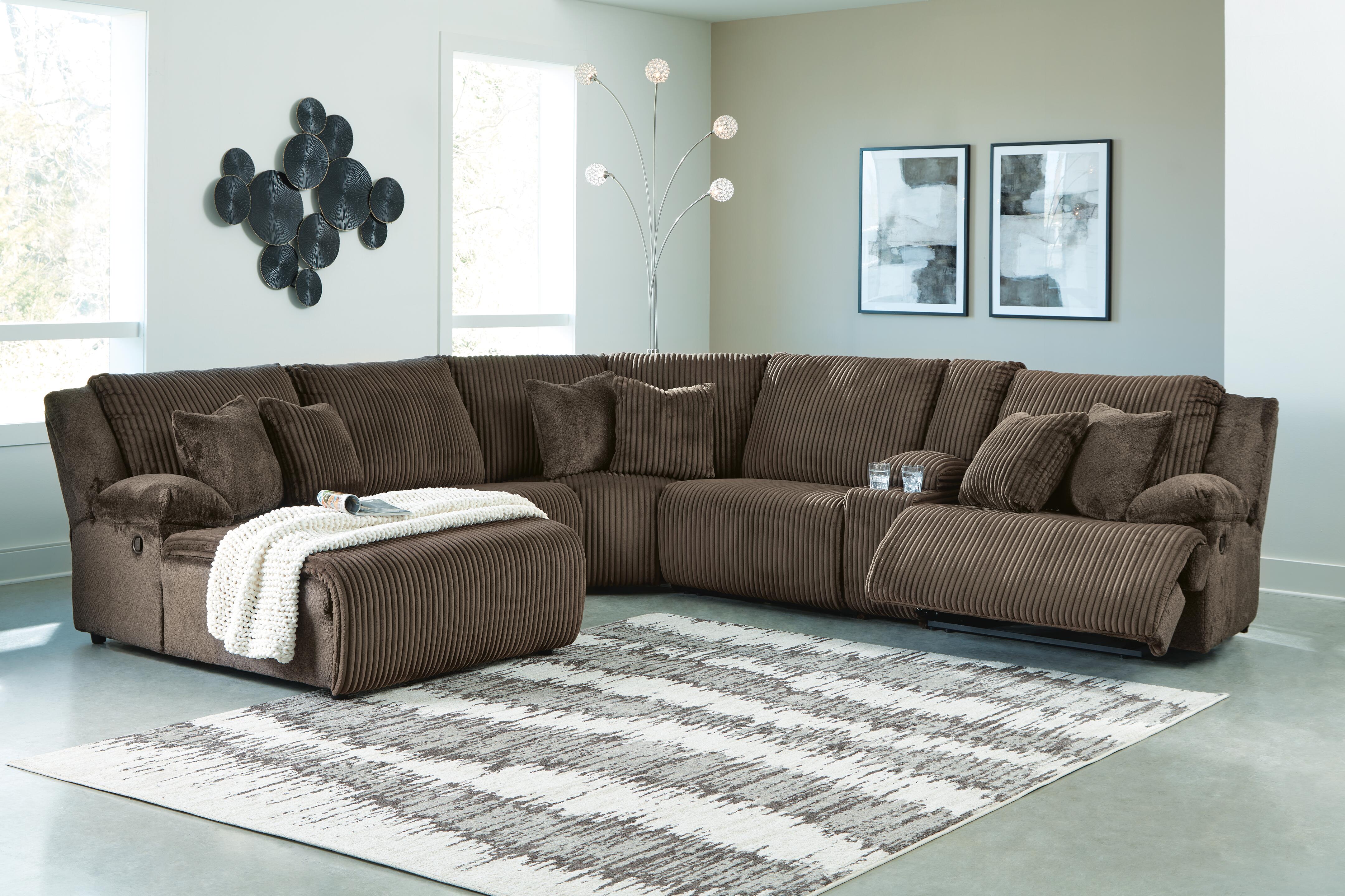 Top Tier 6-Piece Reclining Sectional with Chaise - image 1