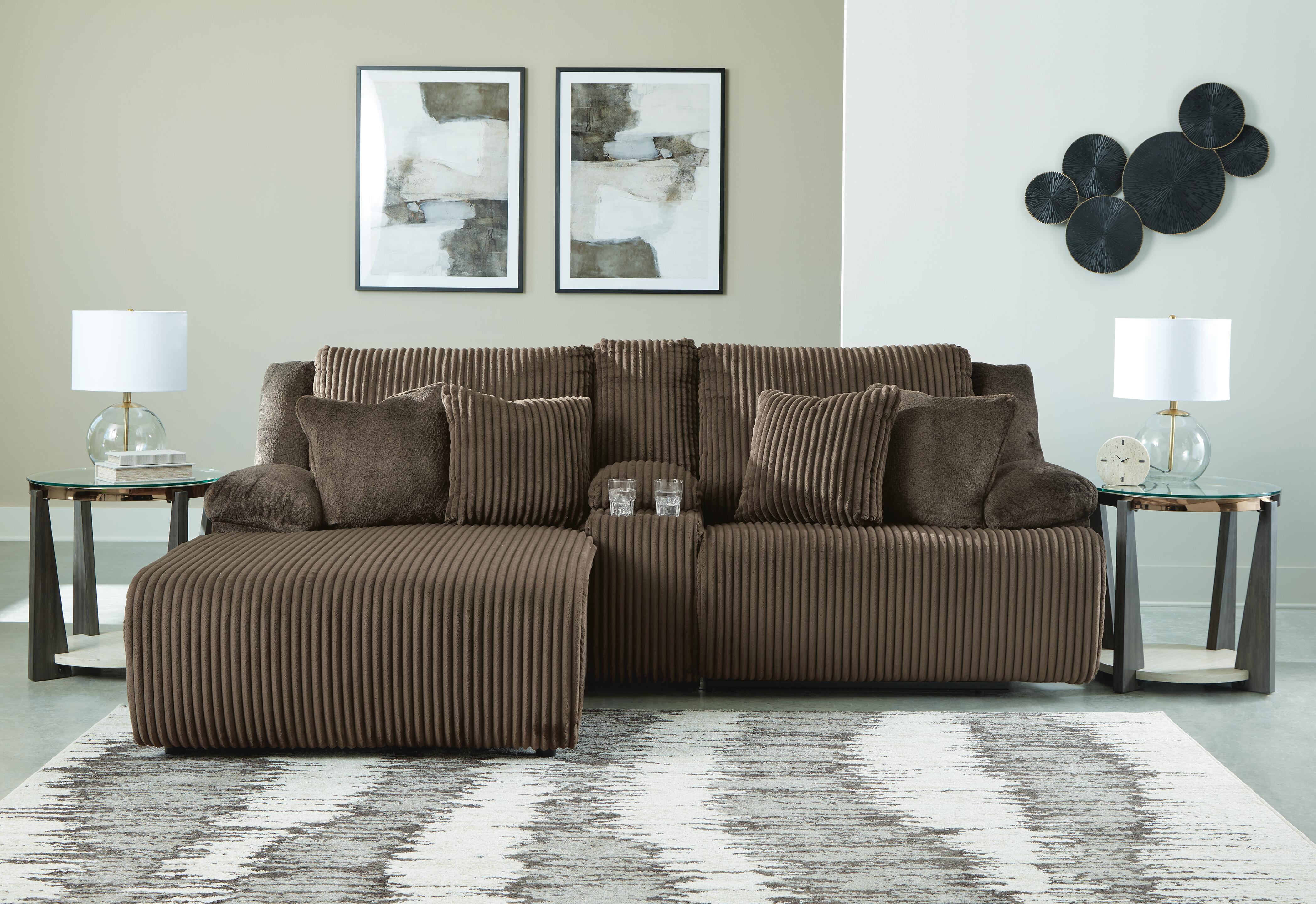 Top Tier 3-Piece Reclining Sectional Sofa with Chaise - image 1