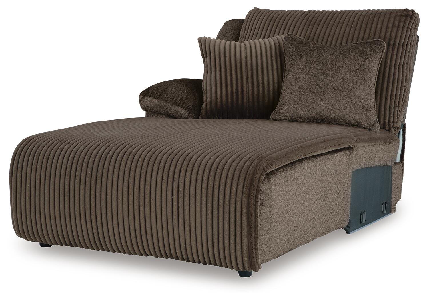 Top Tier 3-Piece Reclining Sofa Chaise Sectional - image 3