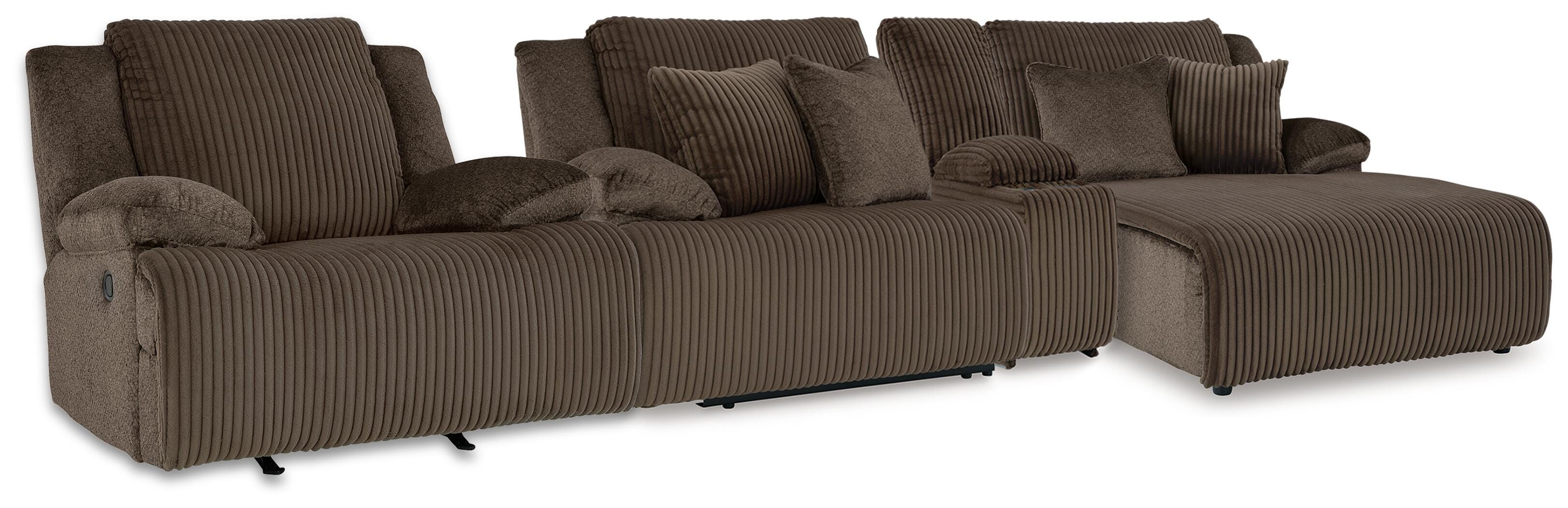Top Tier 3-Piece Sectional and Recliner - image 1