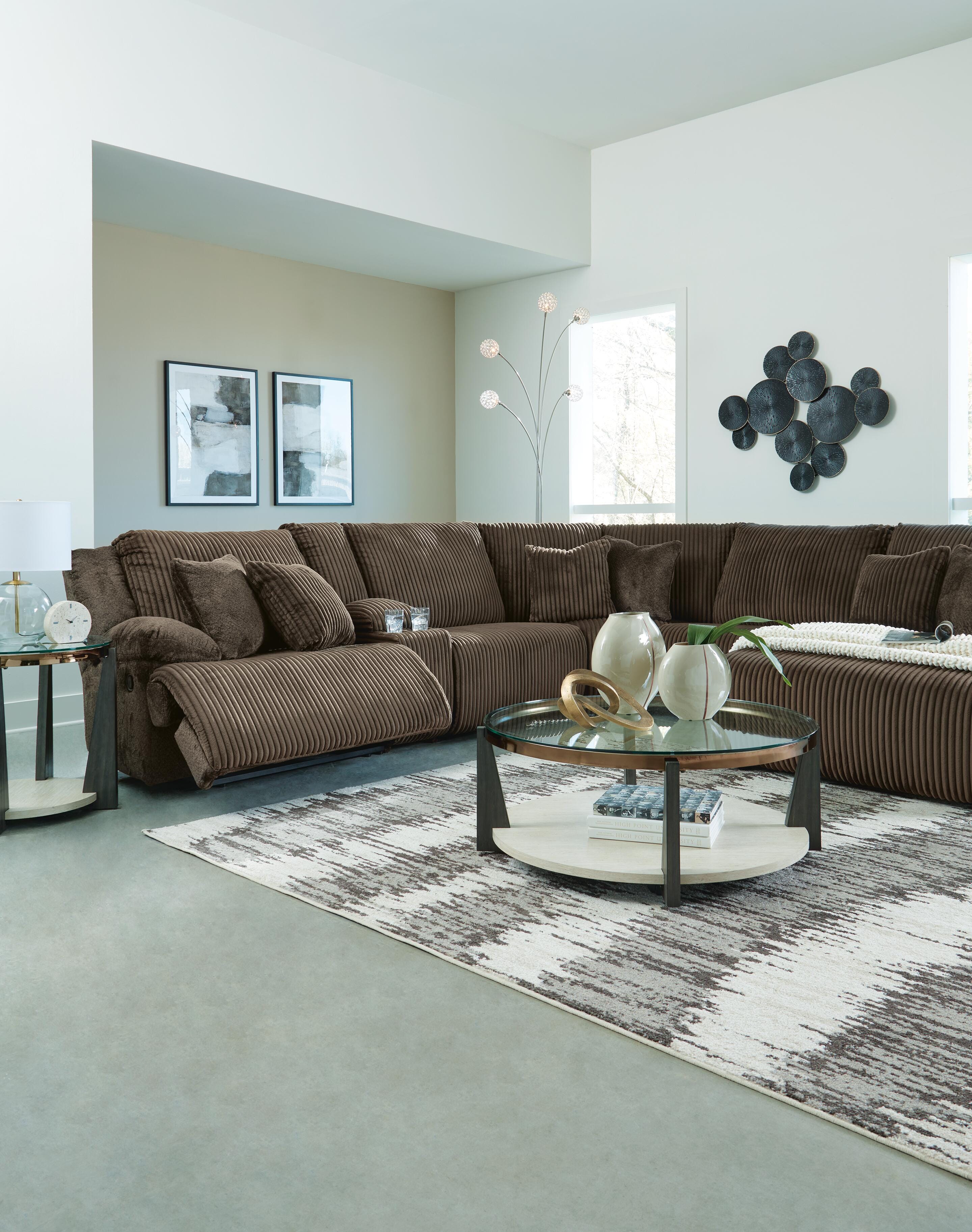 Top Tier 3-Piece Reclining Sofa Chaise Sectional - image 17