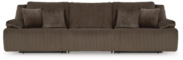 Top Tier 3-Piece Manual Reclining Modular Sofa