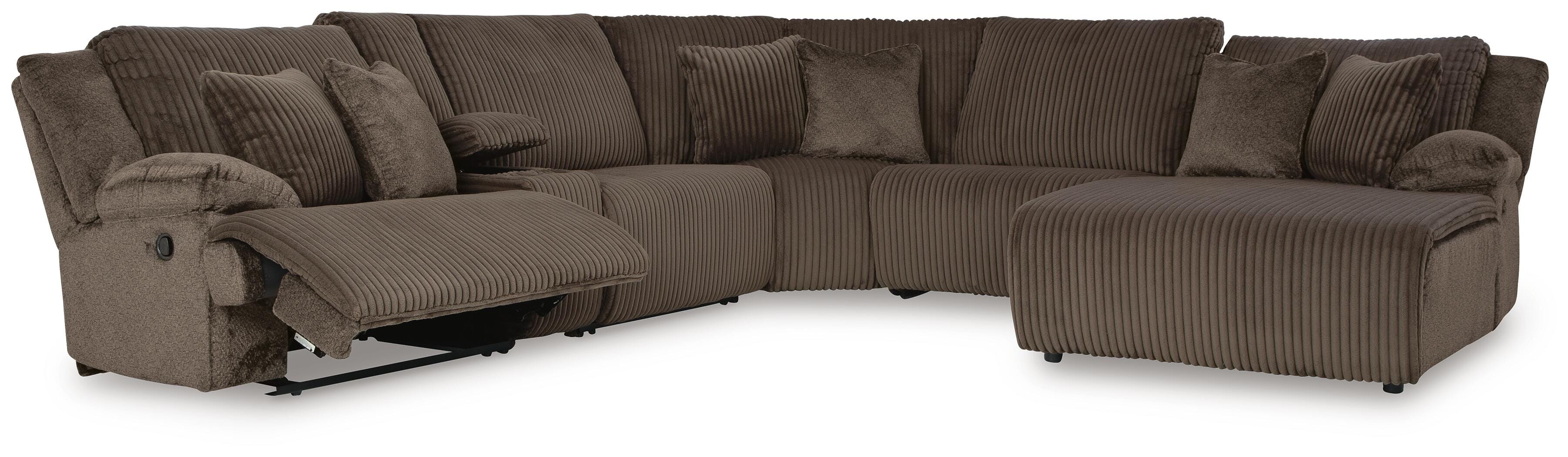 Top Tier 6-Piece Reclining Sectional with Chaise - image 3