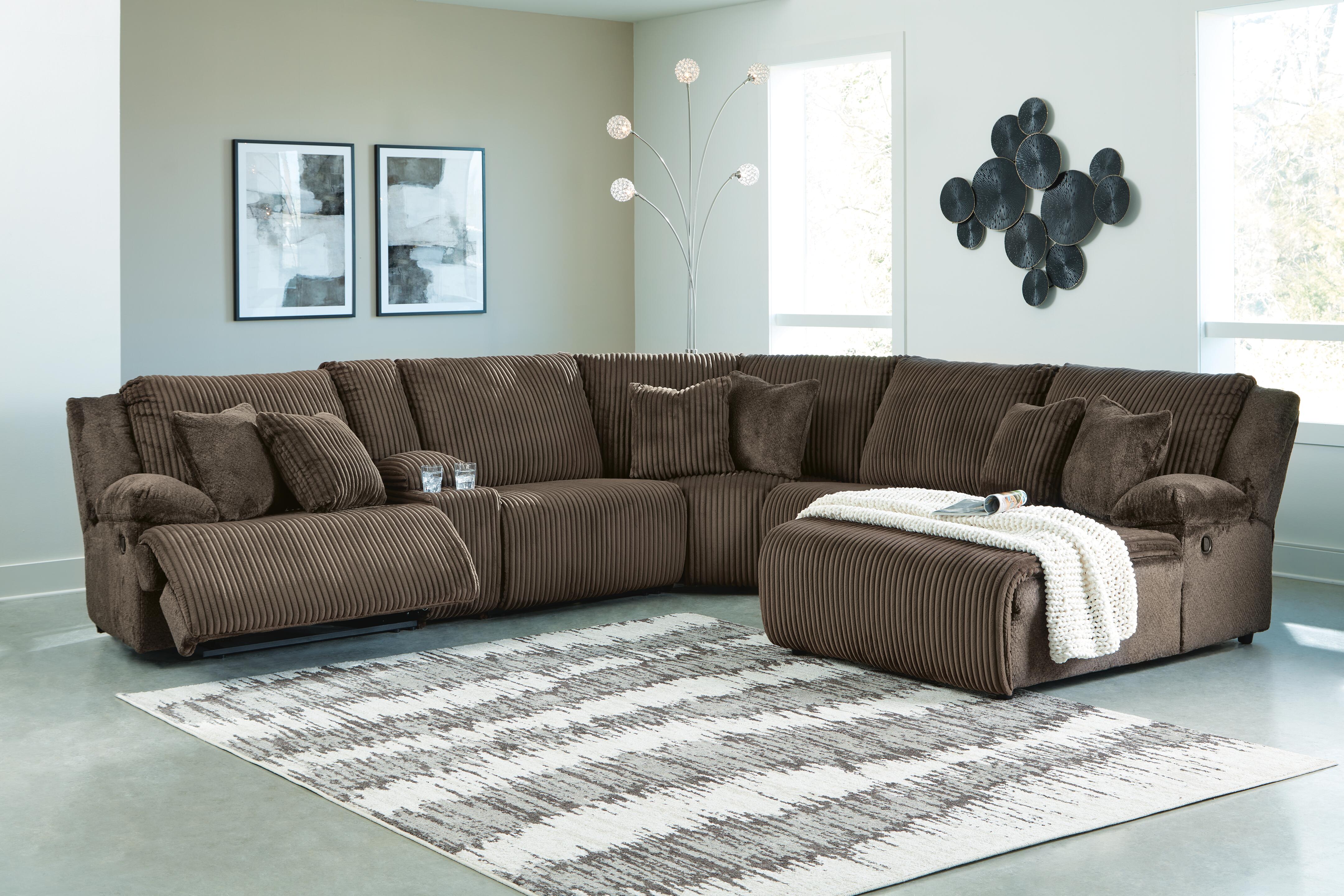Top Tier 6-Piece Reclining Sectional with Chaise - image 1