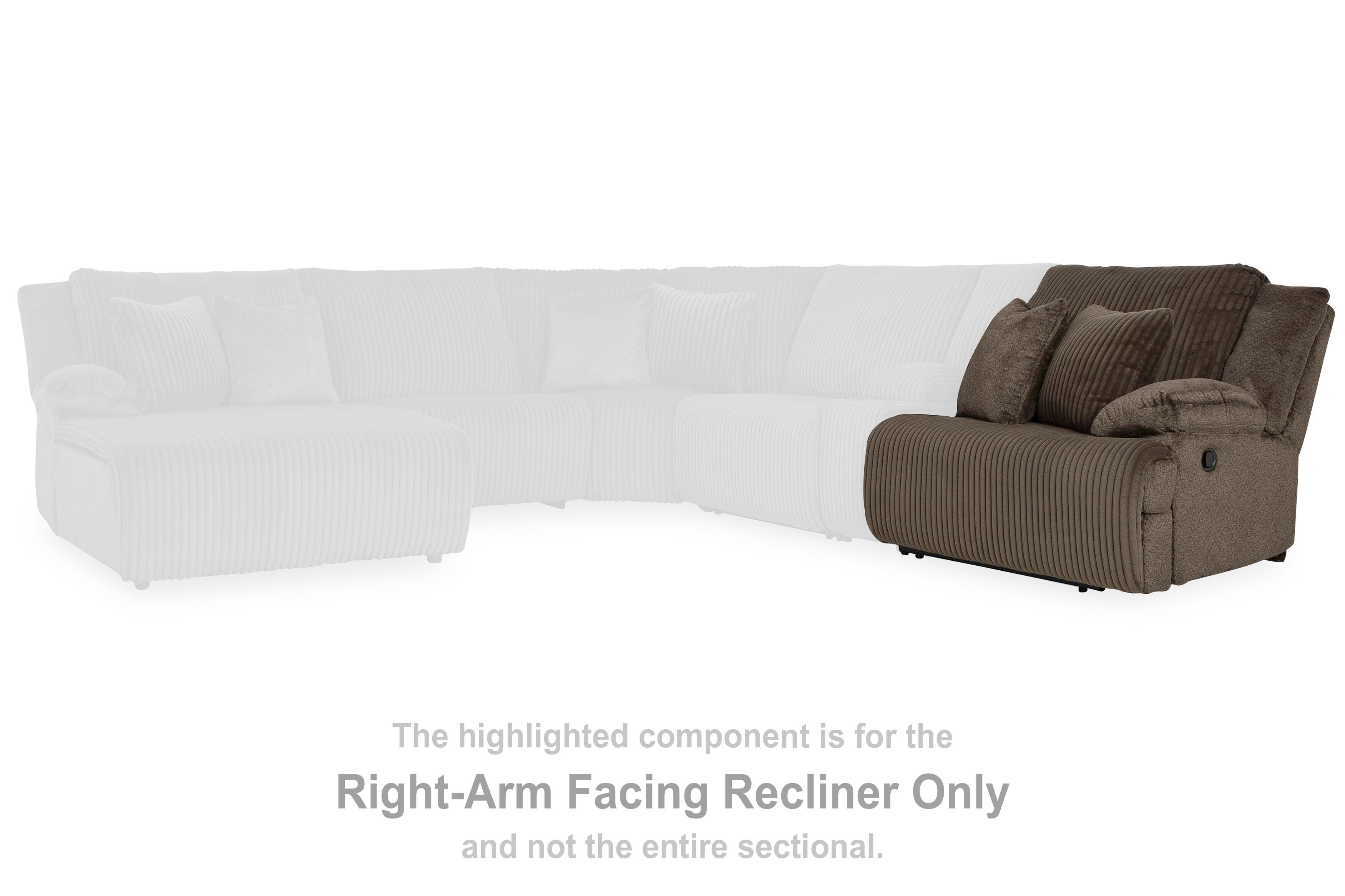 Sillón reclinable de primera línea con el brazo derecho de frente - image 2