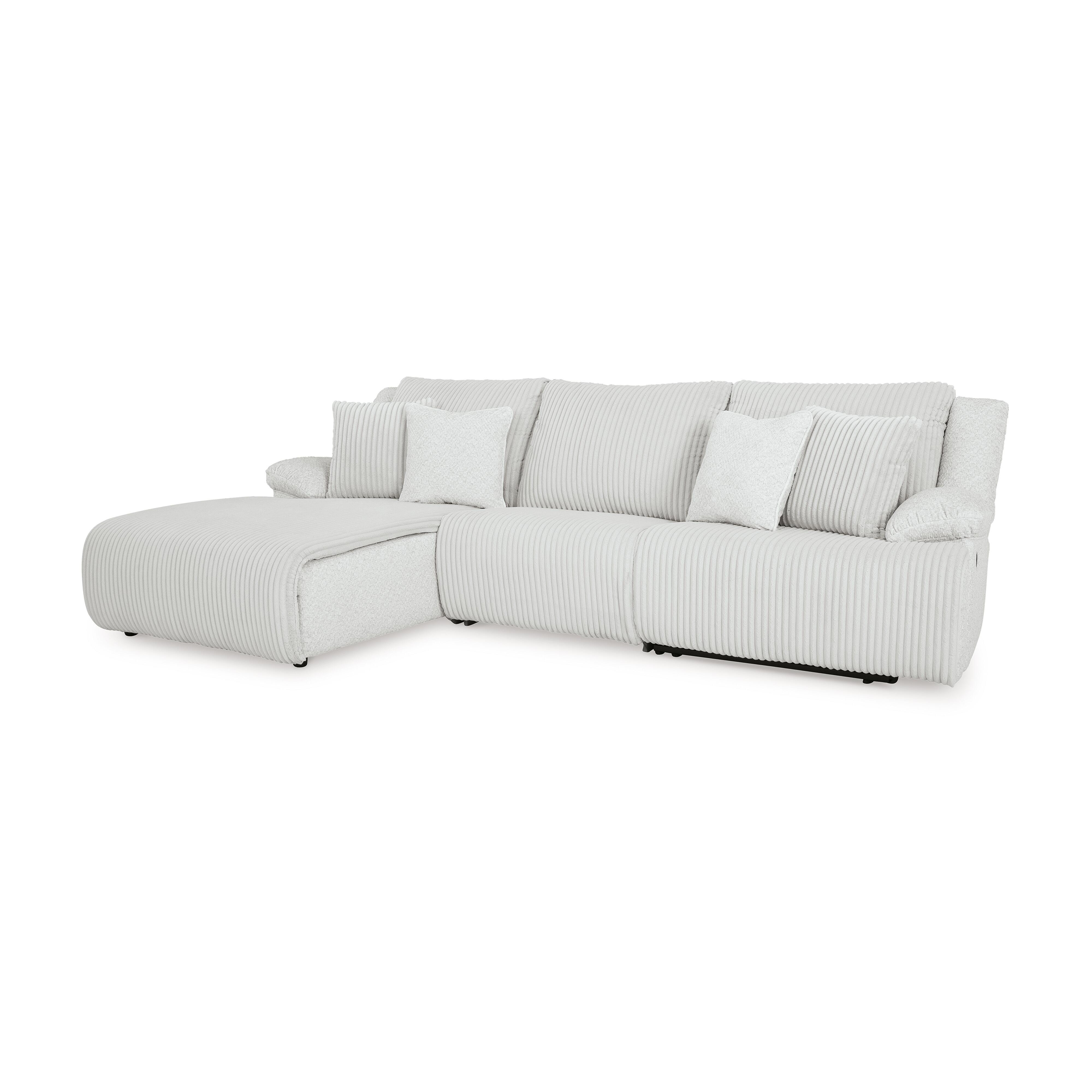 Sofá Seccional Reclinable de 3 Piezas de Alta Gama con Chaise - image 3