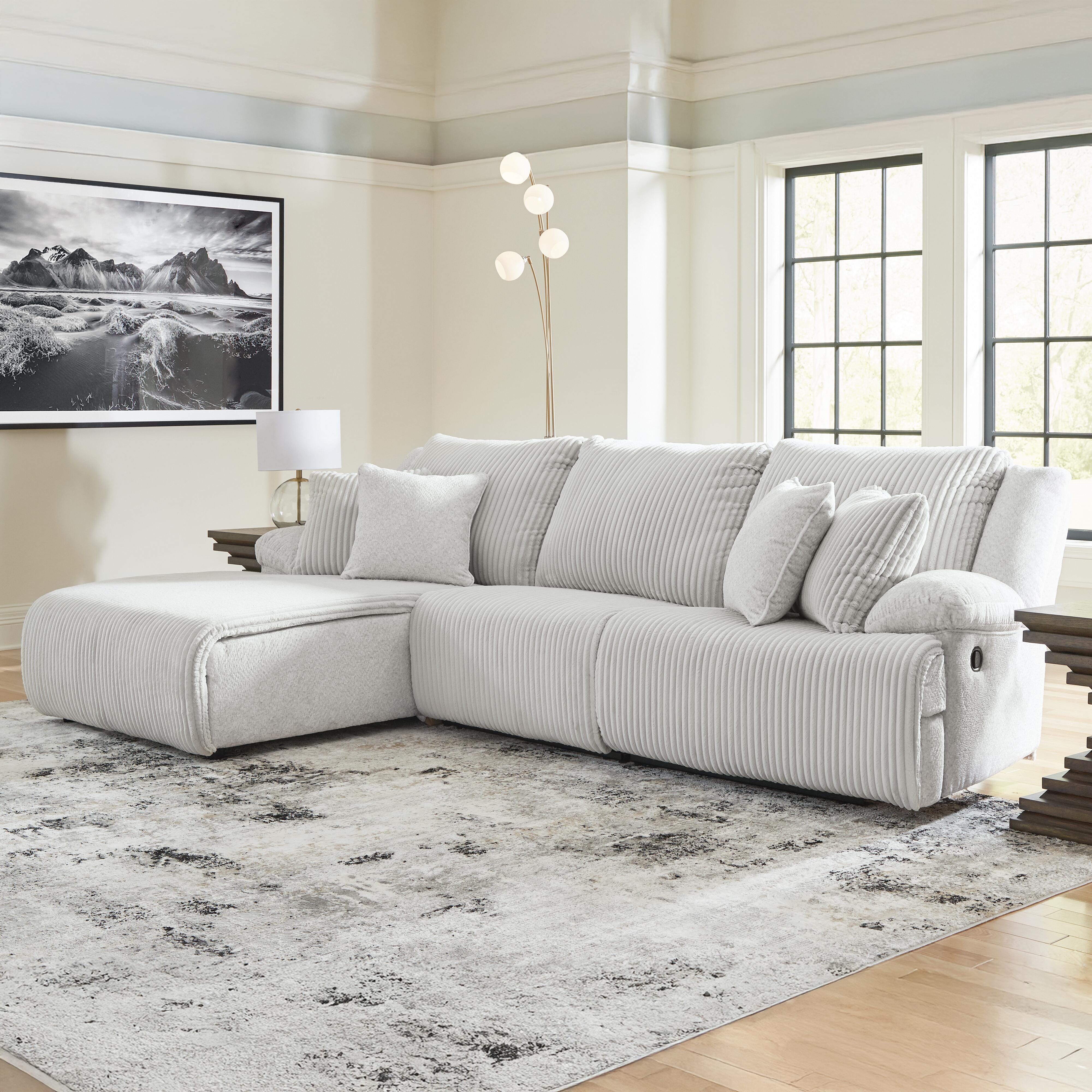 Sofá Seccional Reclinable de 3 Piezas de Alta Gama con Chaise - image 2