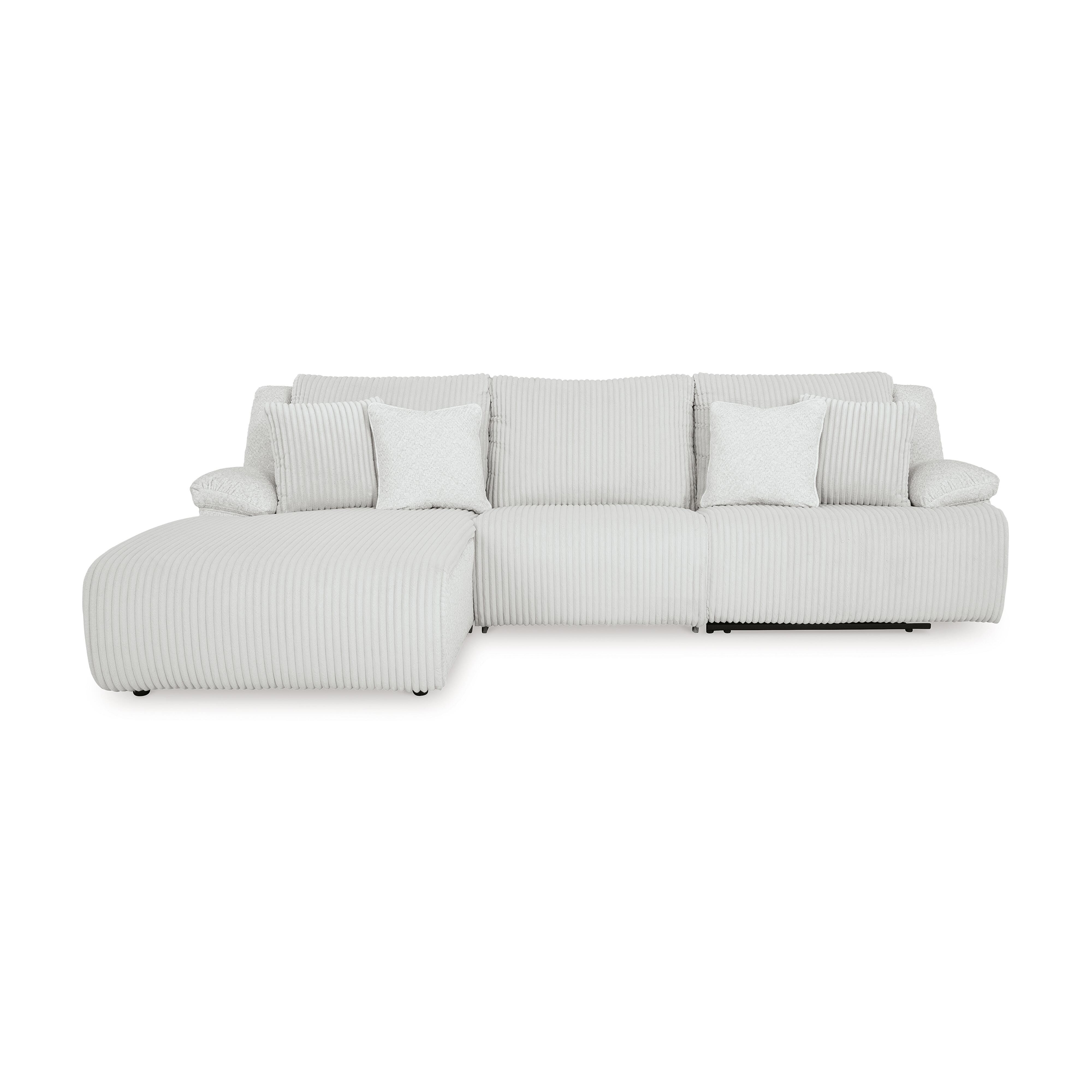 Sofá Seccional Reclinable de 3 Piezas de Alta Gama con Chaise - image 1