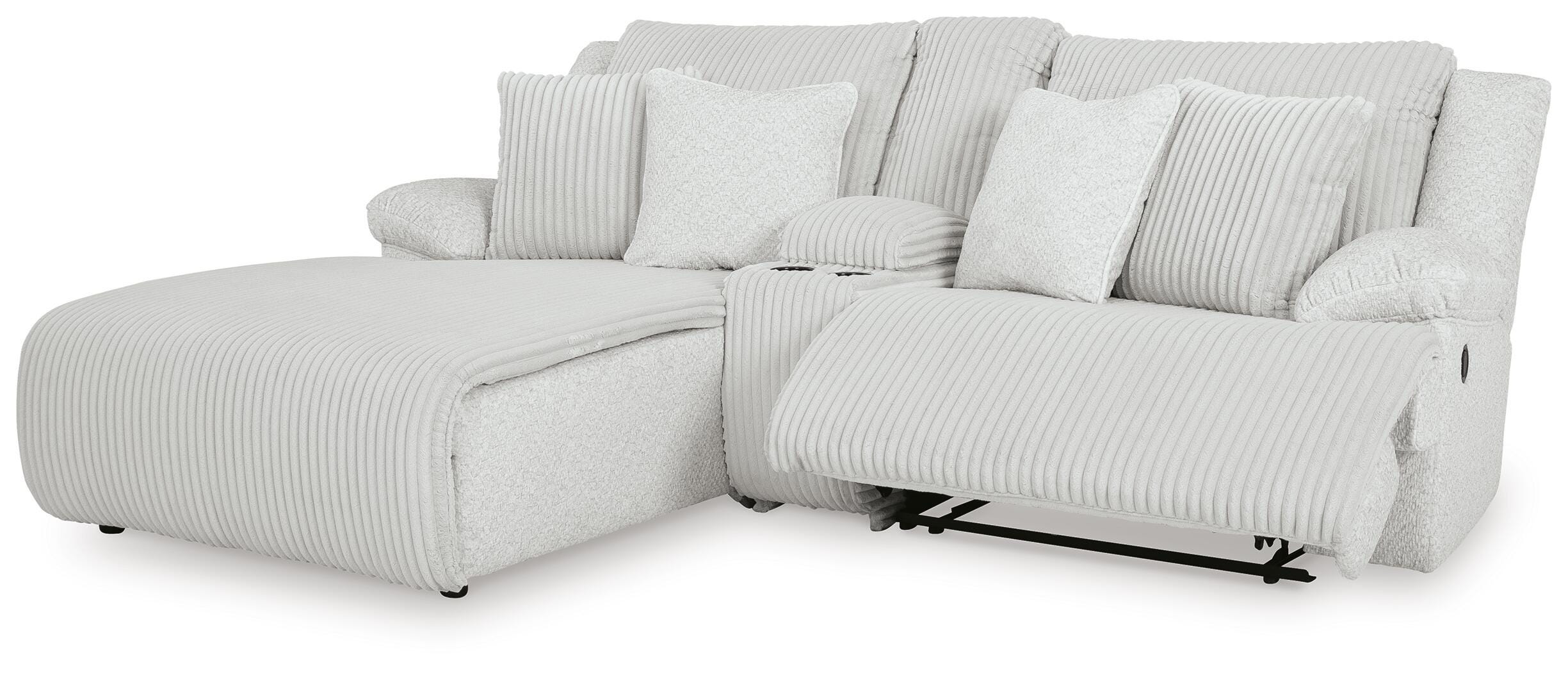 Top Tier 3-Piece Reclining Sectional Sofa with Chaise - image 3