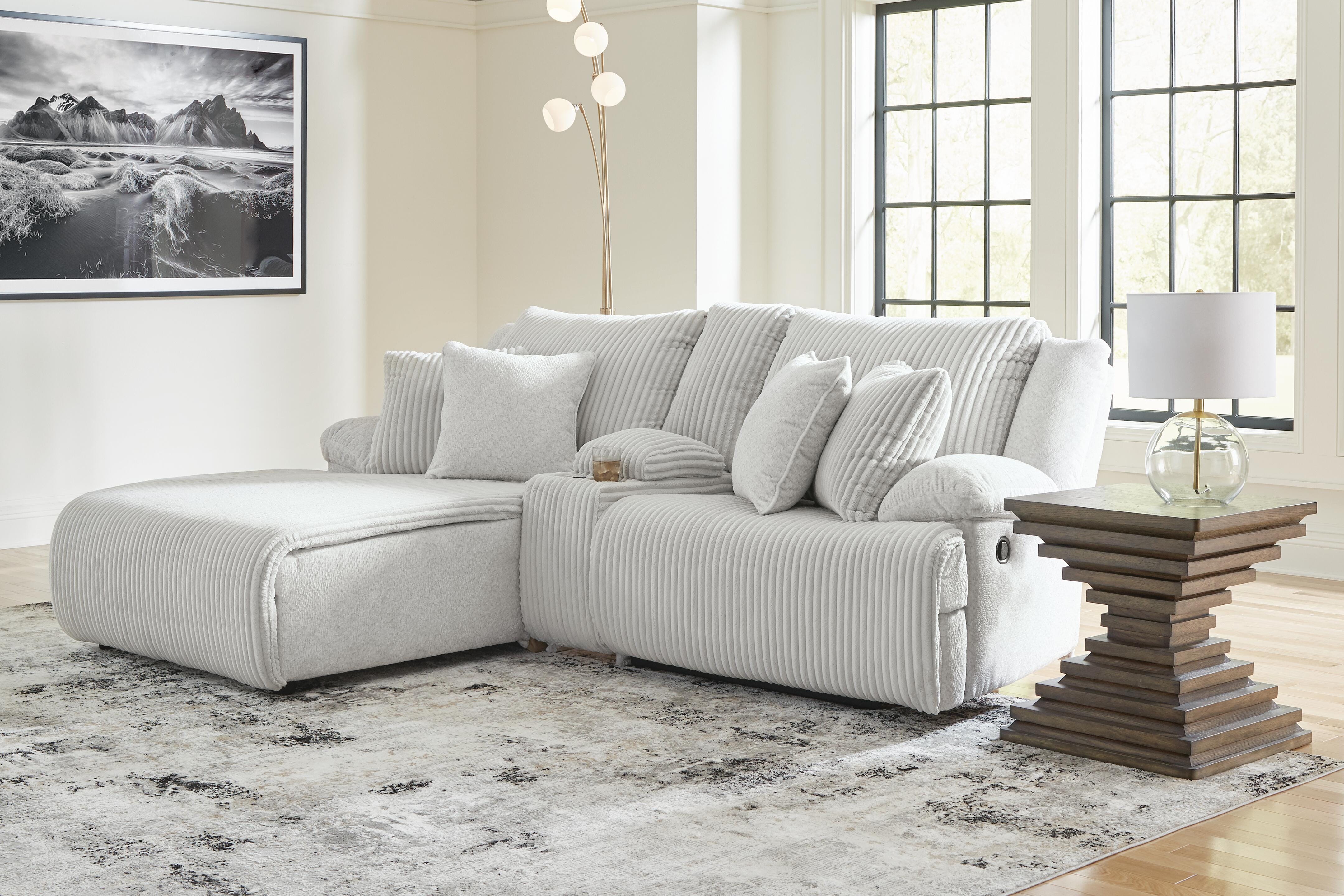 Top Tier 3-Piece Reclining Sectional Sofa with Chaise - image 1