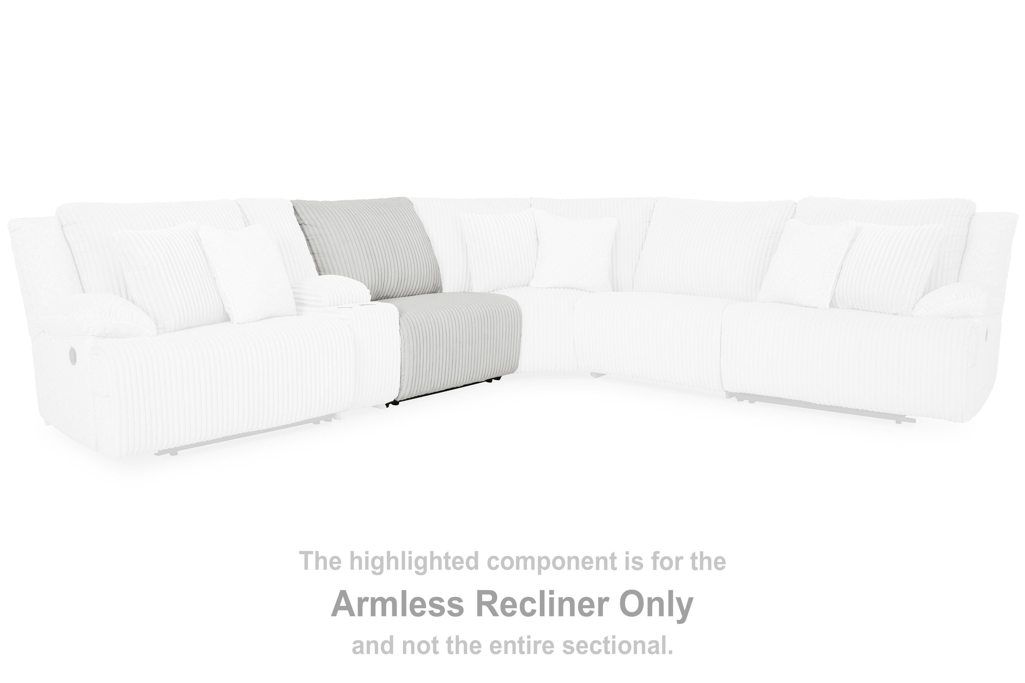 Top Tier Armless Recliner, , large