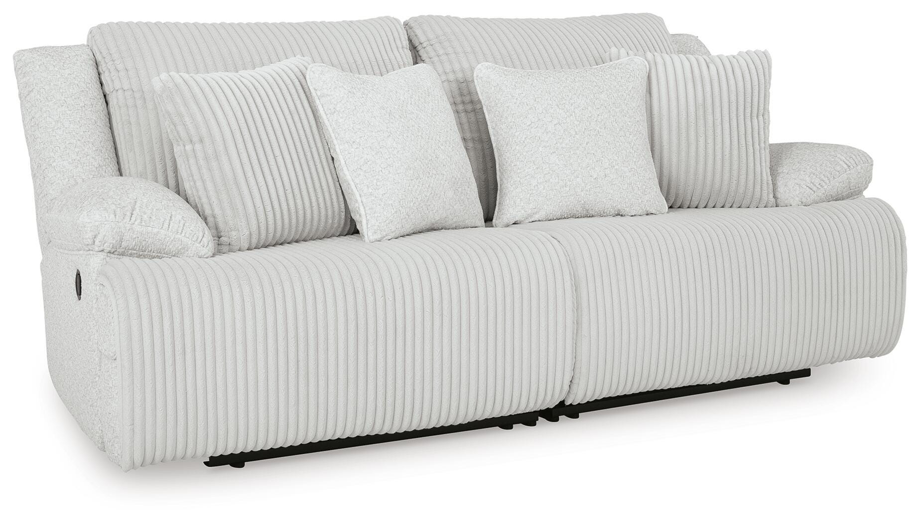 Top Tier 2-Piece Reclining Sectional Loveseat, Alloy, large