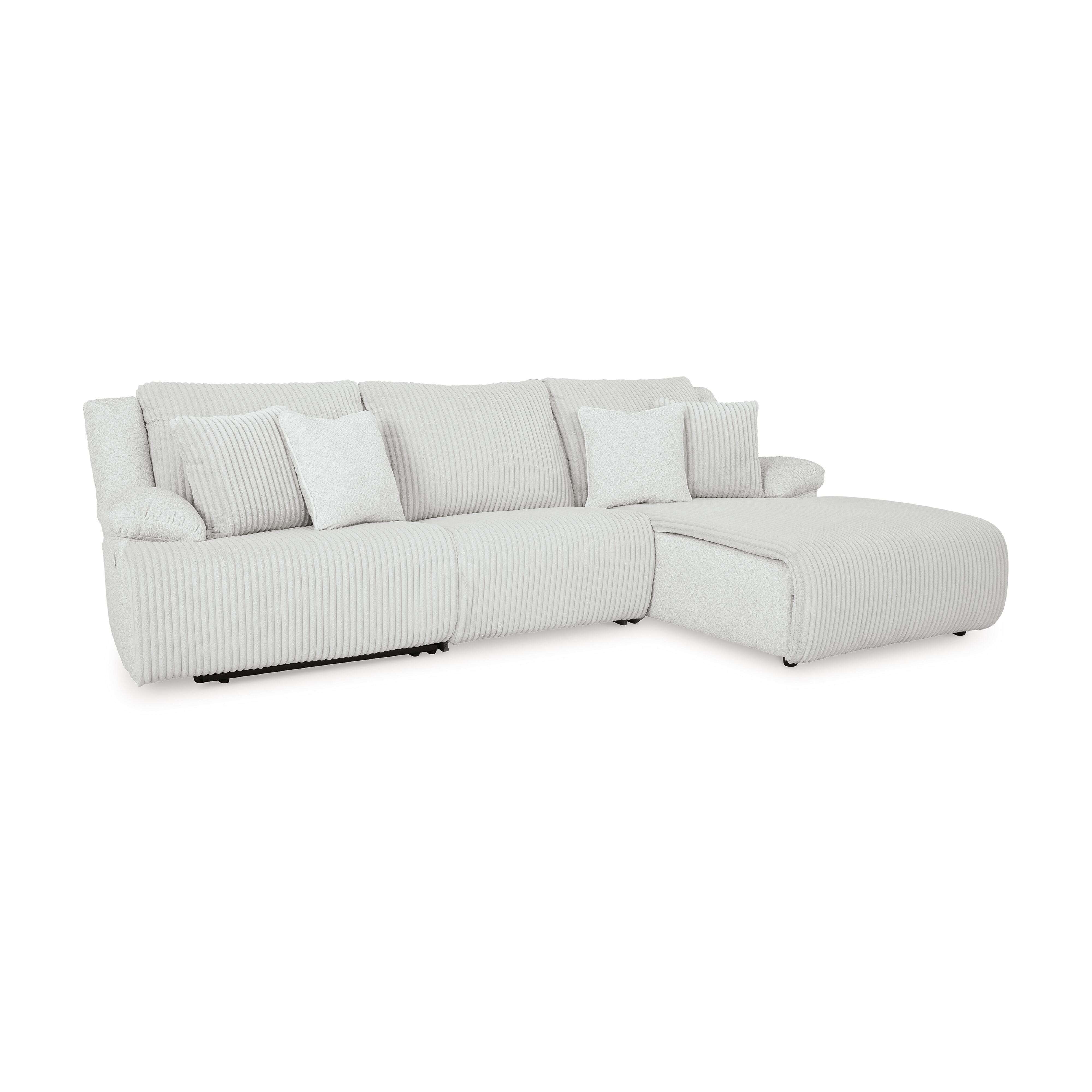 Sofá Seccional Reclinable de 3 Piezas de Alta Gama con Chaise - image 3