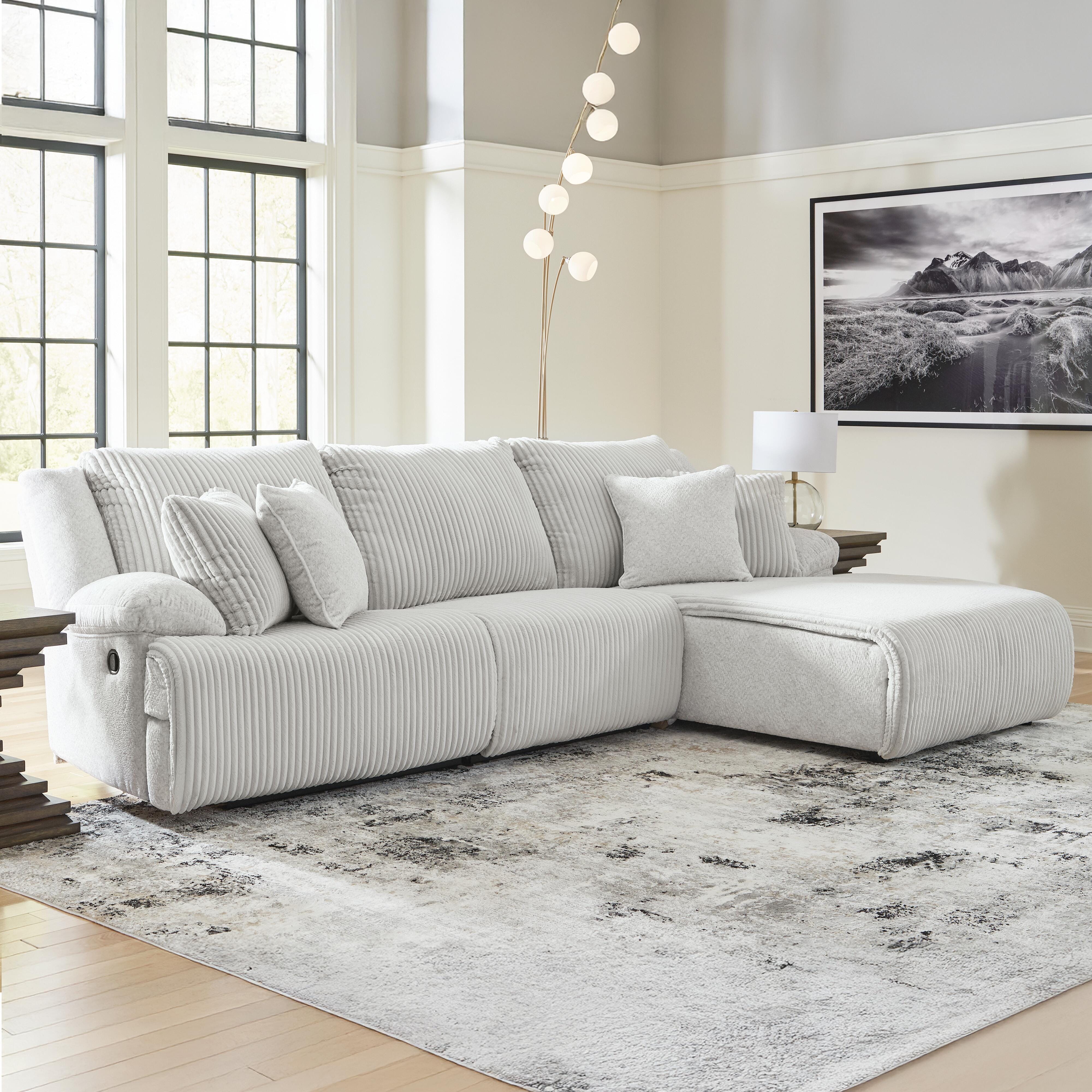 Sofá Seccional Reclinable de 3 Piezas de Alta Gama con Chaise - image 2