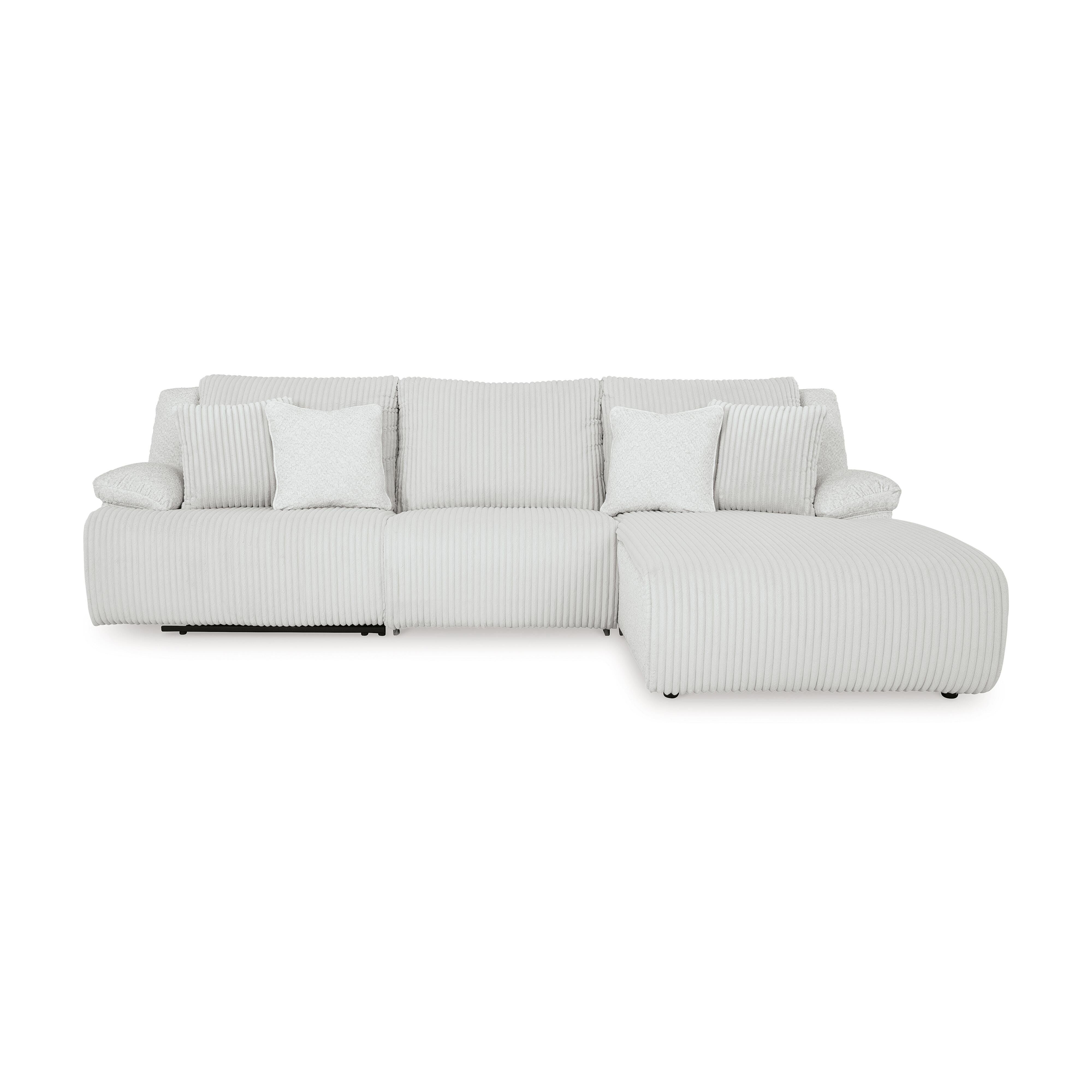 Sofá Seccional Reclinable de 3 Piezas de Alta Gama con Chaise - image 1