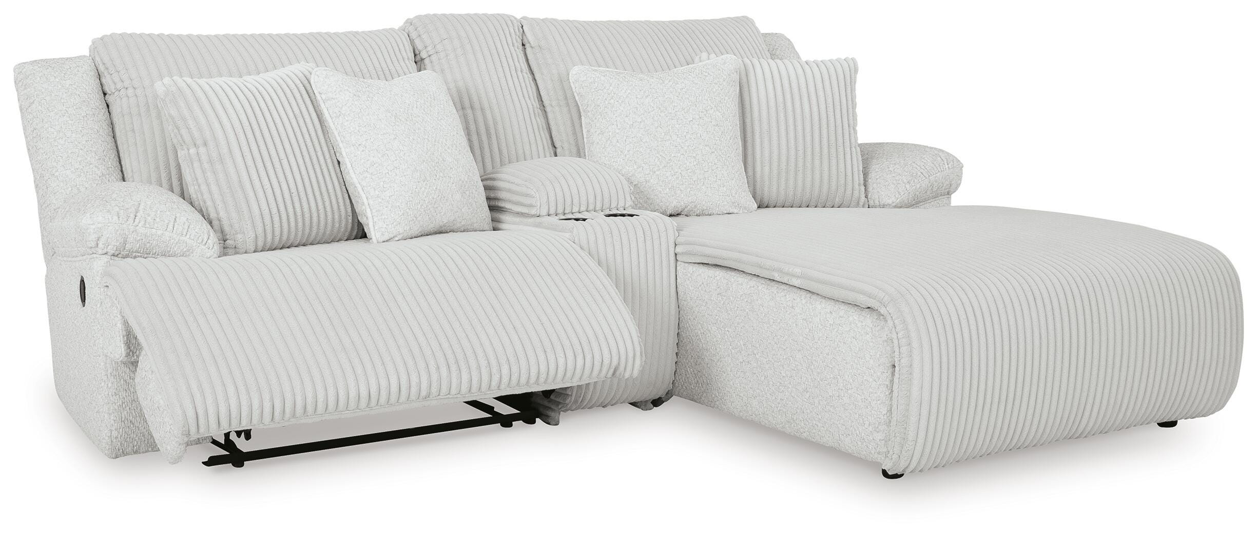 Top Tier 3-Piece Reclining Sectional Sofa with Chaise - image 3