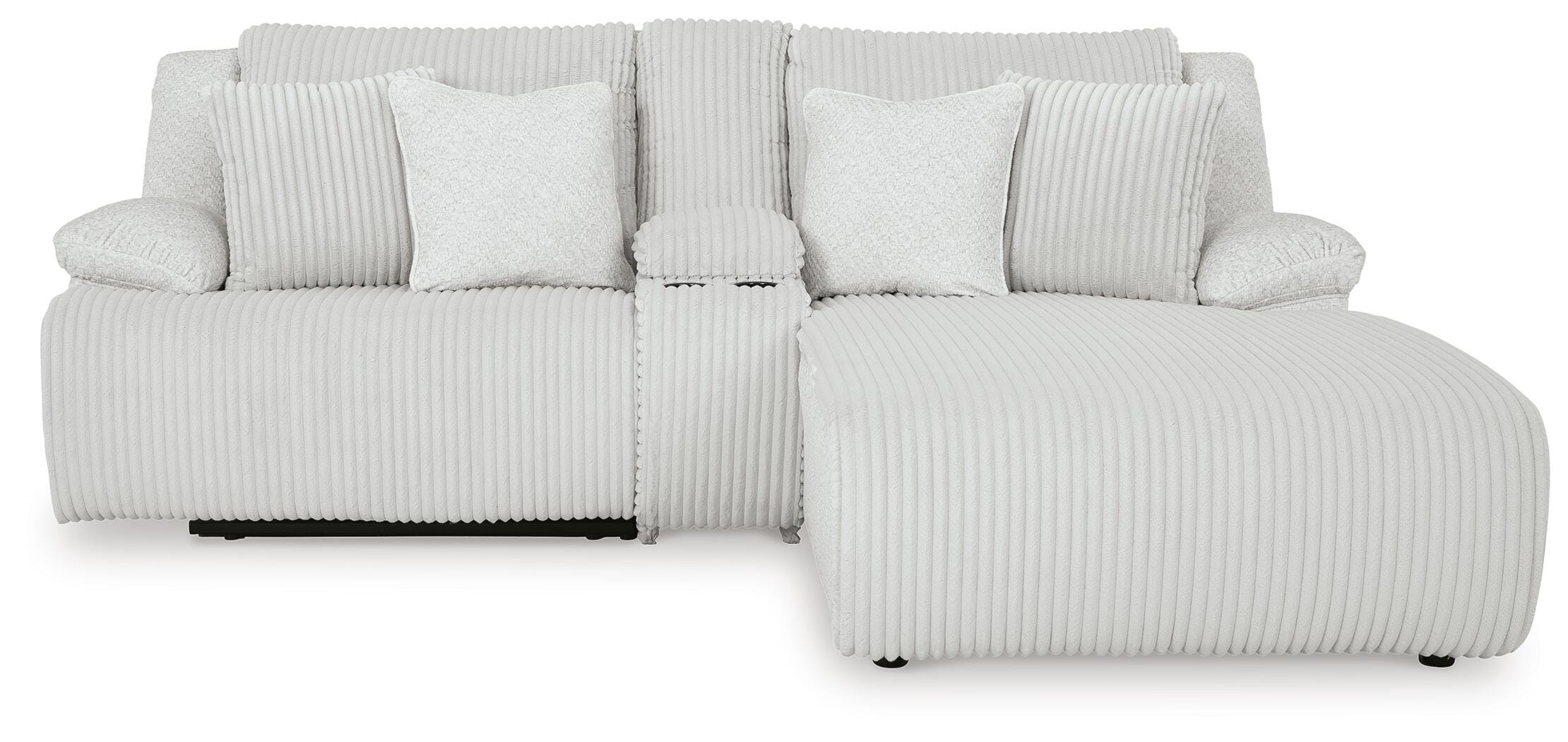 Top Tier 3-Piece Reclining Sectional Sofa with Chaise - image 4