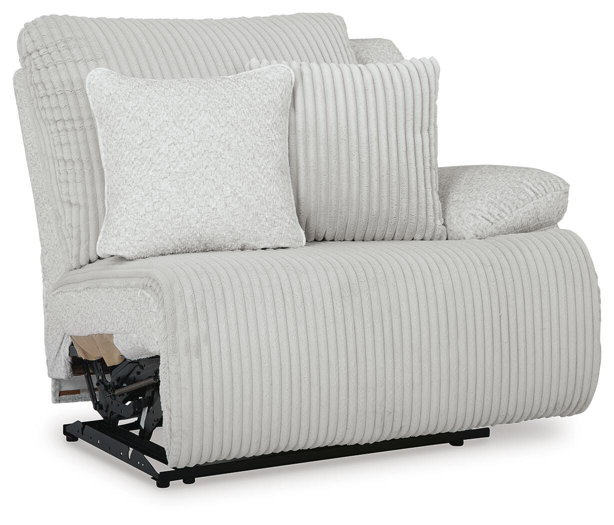 Sillón reclinable eléctrico de primera categoría con el lado derecho mirando hacia adelante - image 1