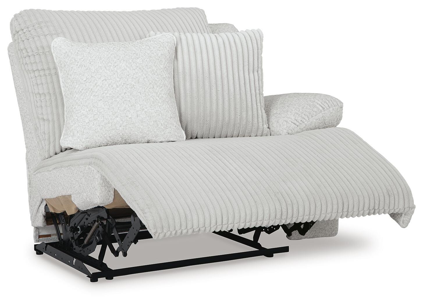 Sillón reclinable eléctrico de primera categoría con el lado derecho mirando hacia adelante - image 3