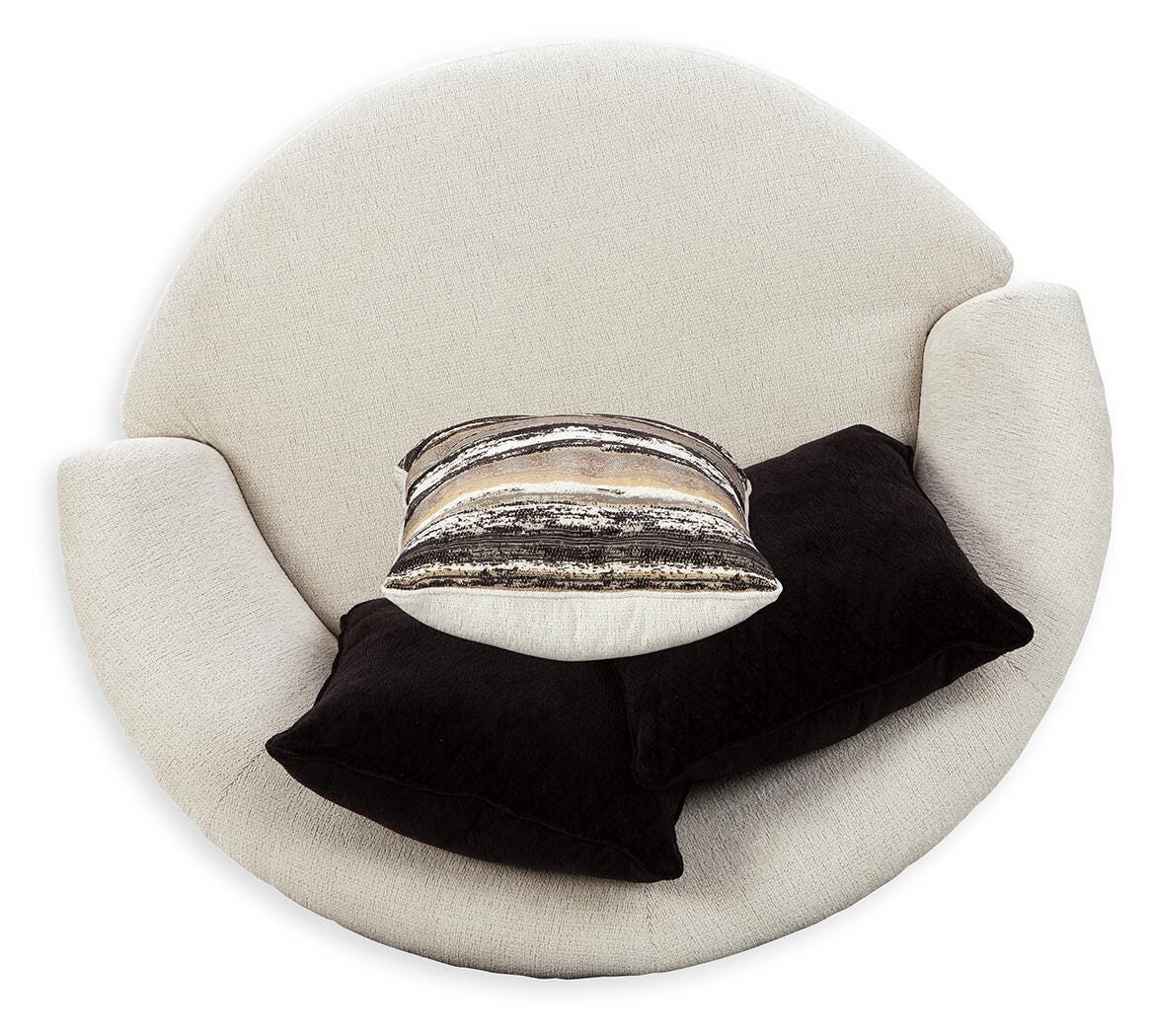 Cambri 2 Oversized Swivel Chairs and Ottoman - image 11