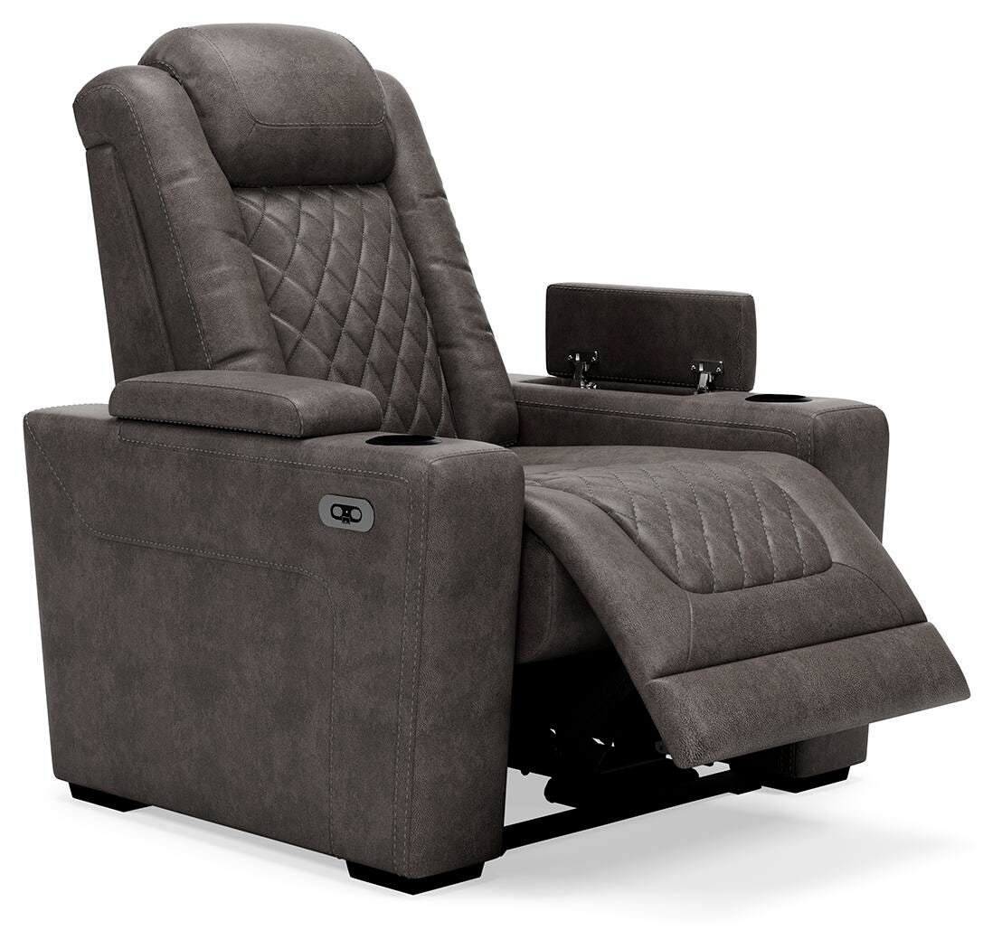 HyllMont Power Reclining Loveseat and Power Recliner - image 9