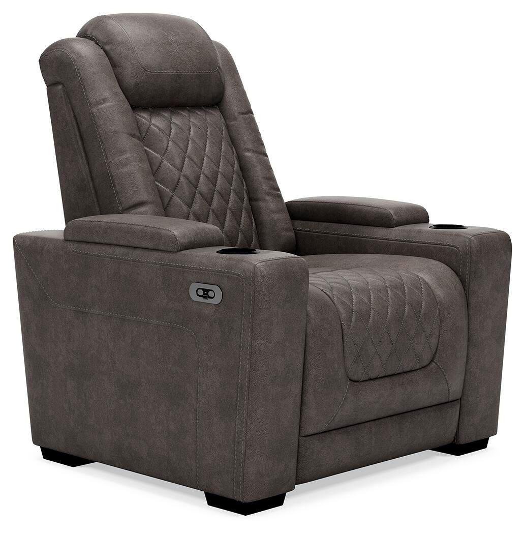 HyllMont Power Reclining Loveseat and Power Recliner - image 8