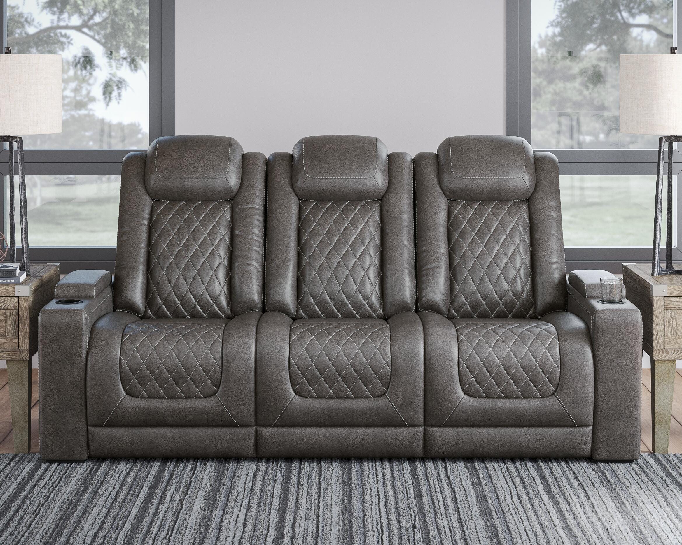 HyllMont Power Reclining Sofa, Loveseat and Recliner - image 40