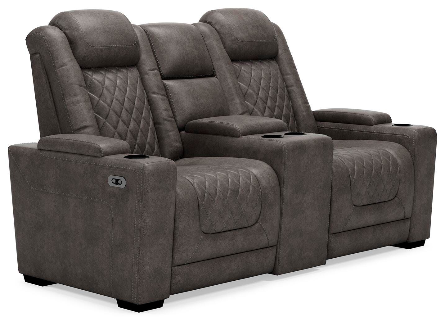 HyllMont Power Reclining Loveseat with Console - image 2
