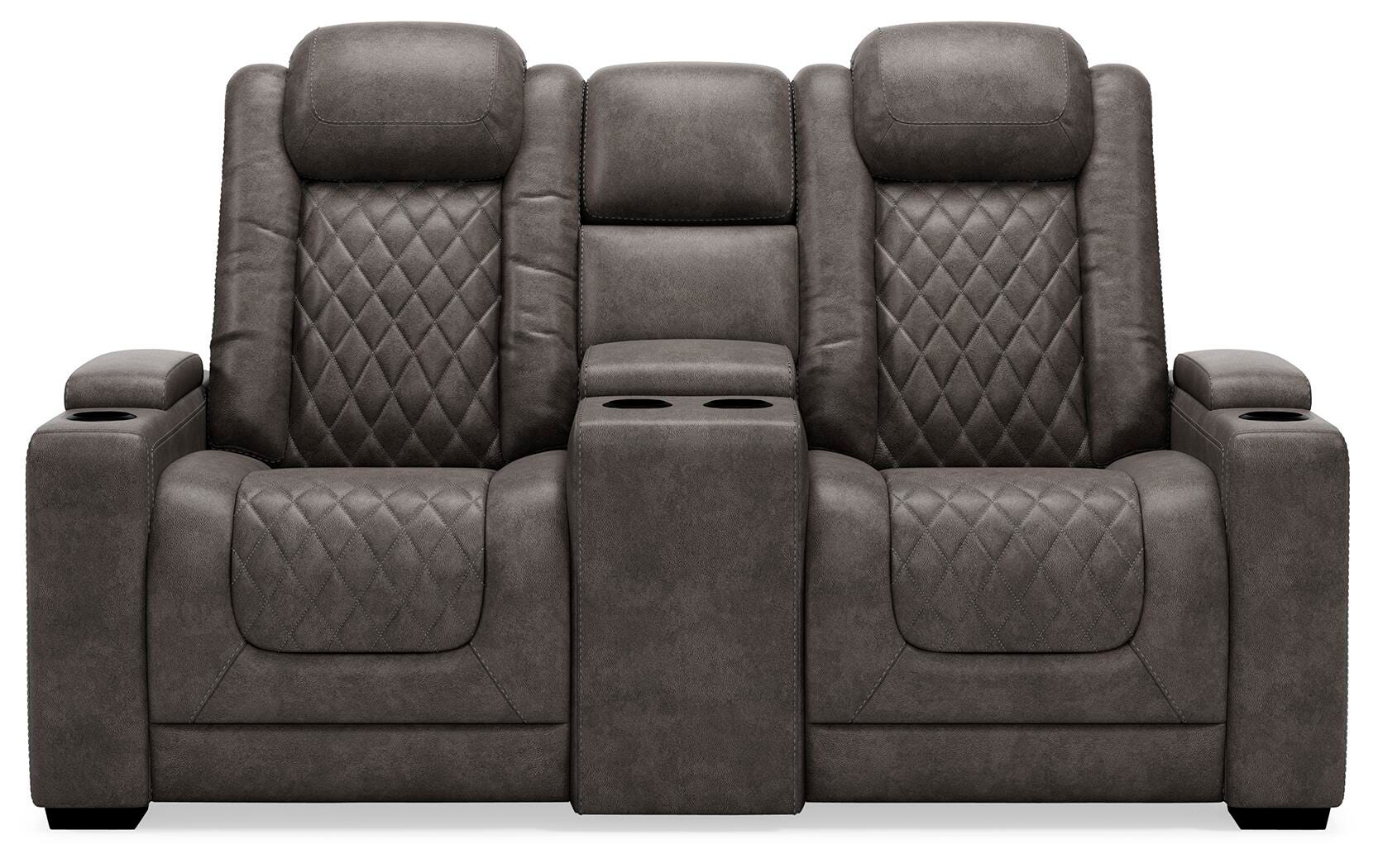 HyllMont Power Reclining Loveseat with Console - image 6