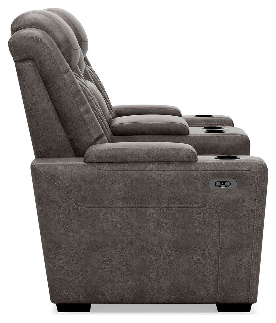 HyllMont Power Reclining Loveseat with Console - image 7