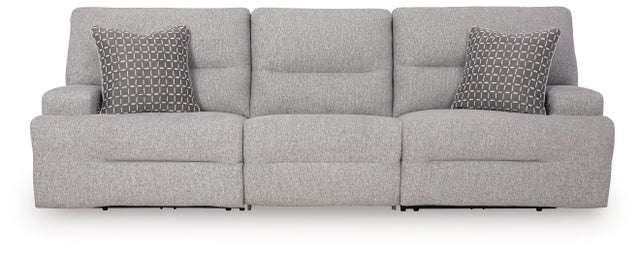 Acklen Place 3-Piece Next-Gen Nuvella™ Performance Fabric Dual Power Reclining Modular Sofa