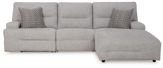 Acklen Place 3-Piece Next-Gen Nuvella™ Performance Fabric Dual Power Reclining Modular Sectional