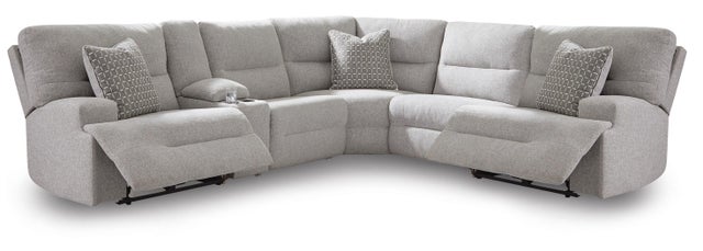 Acklen Place 6-Piece Next-Gen Nuvella™ Performance Fabric Dual Power Reclining Modular Sectional