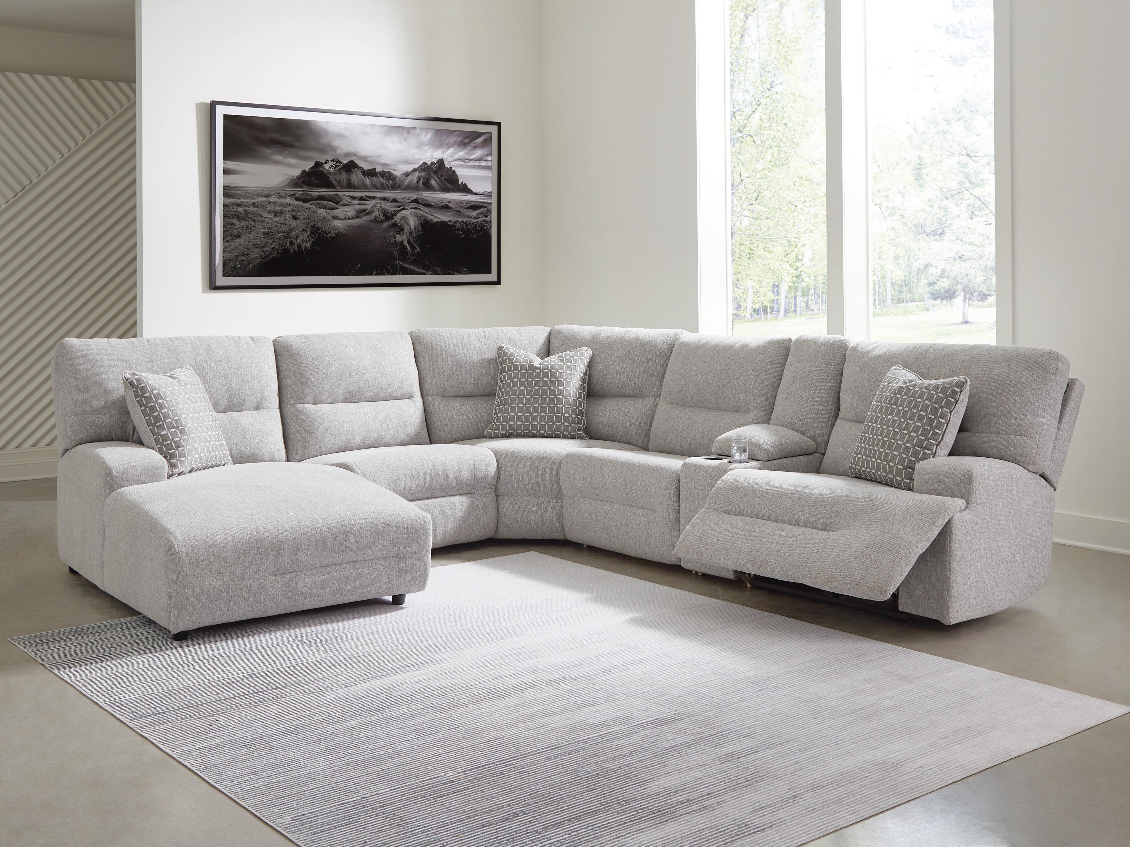Acklen Place 6-Piece Power Reclining Sectional with Chaise - image 1
